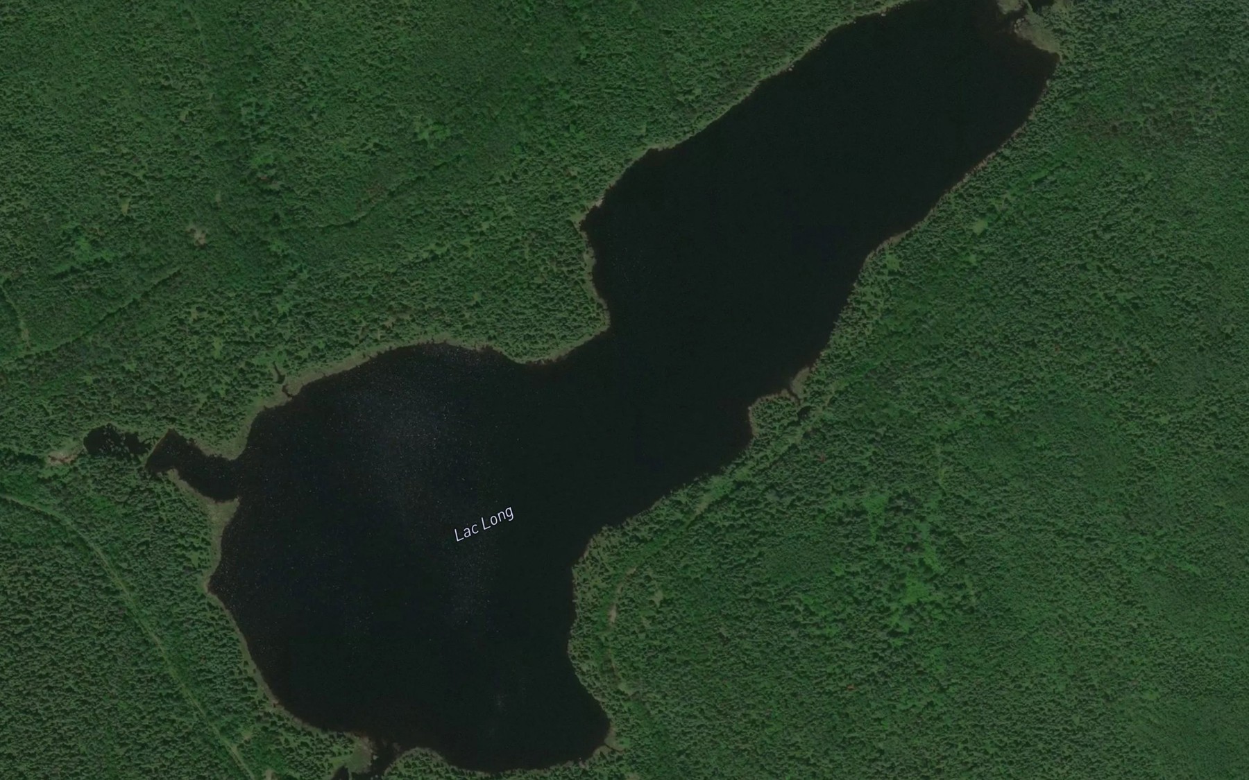 Satellite map of the Lac Long