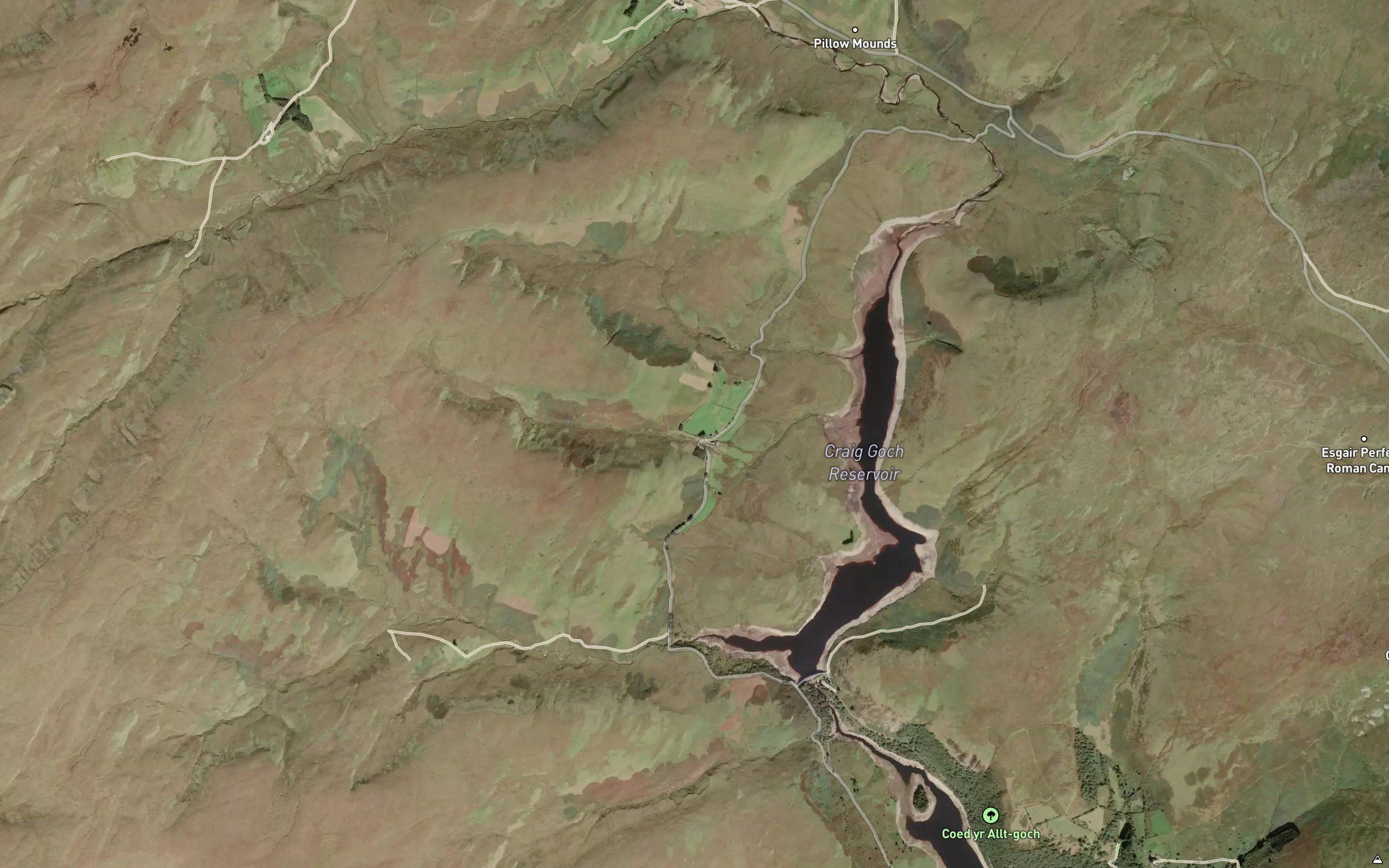 Craig-yr-allt goch Reservoir