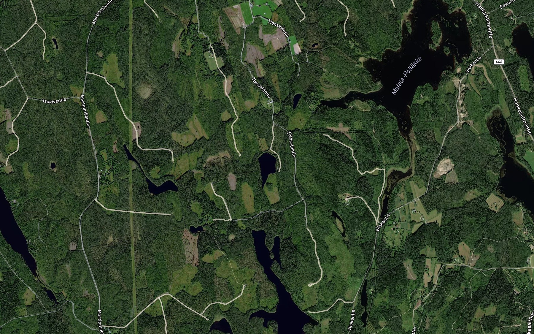 Satellite map of the Kaapronlampi