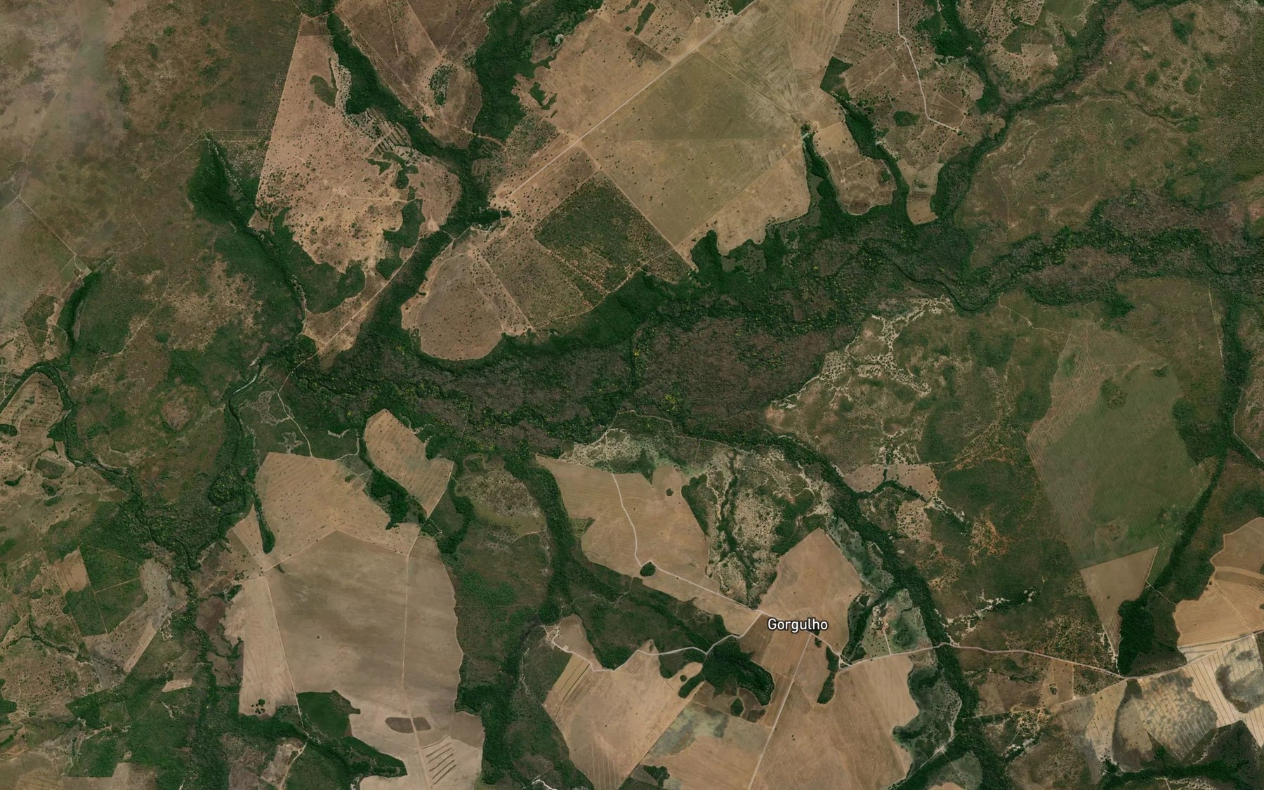 Satellite map of the Corrego Tatu