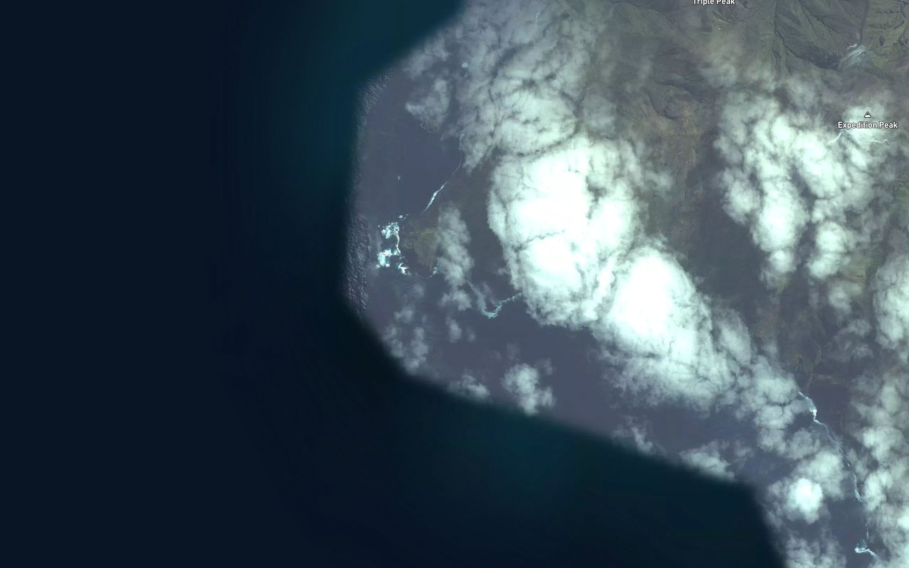 Satellite map of the Baltic Bay