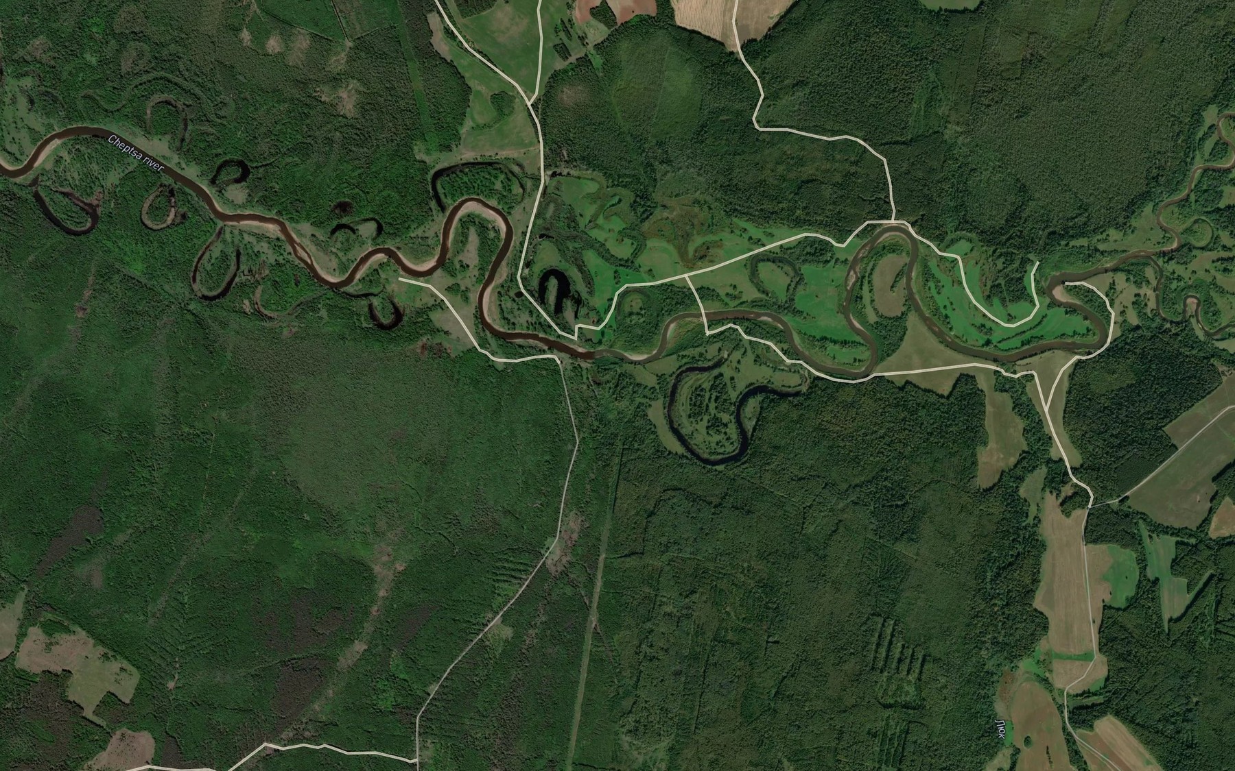 Satellite map of the Pokchilyuk