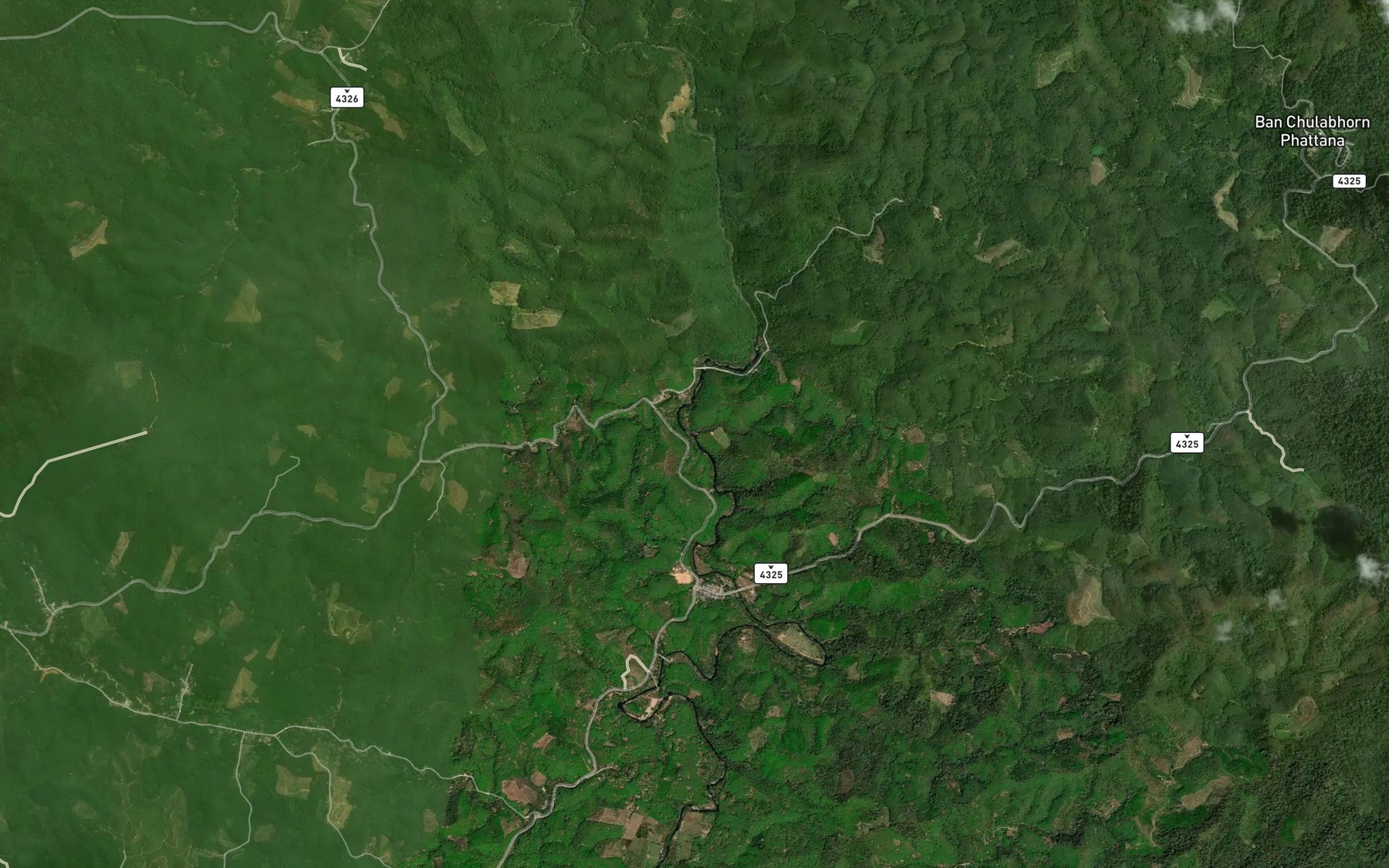 Satellite map of the Khlong Ka Pa