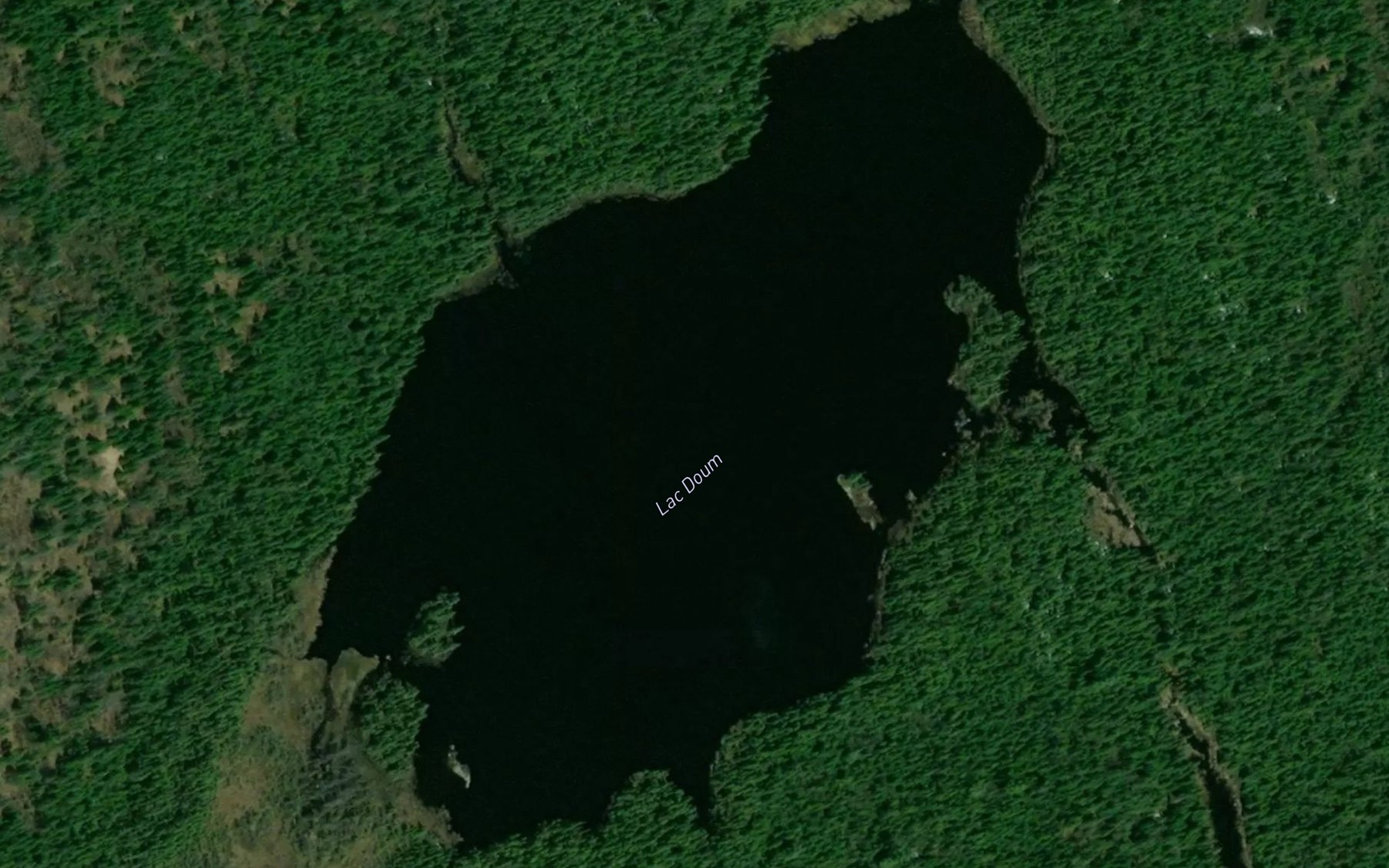 Satellite map of the Lac Doum