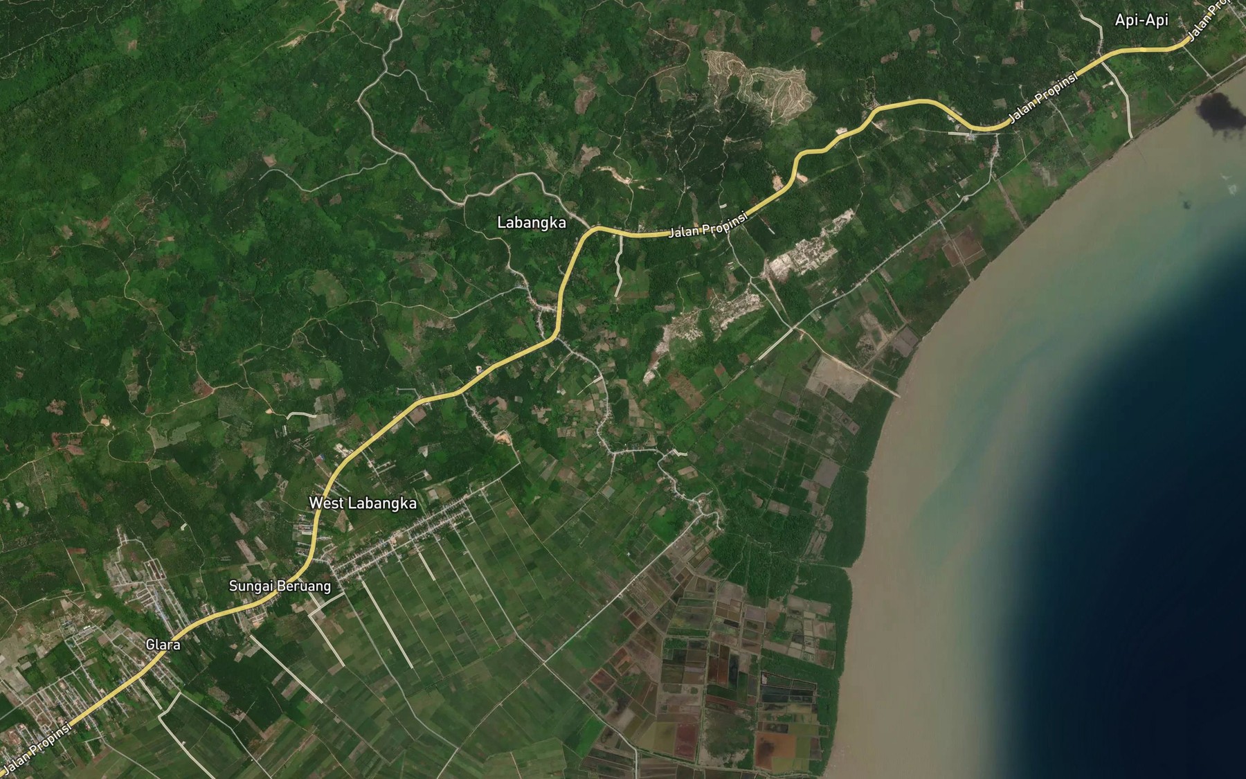 Satellite map of the Sungai Bukit