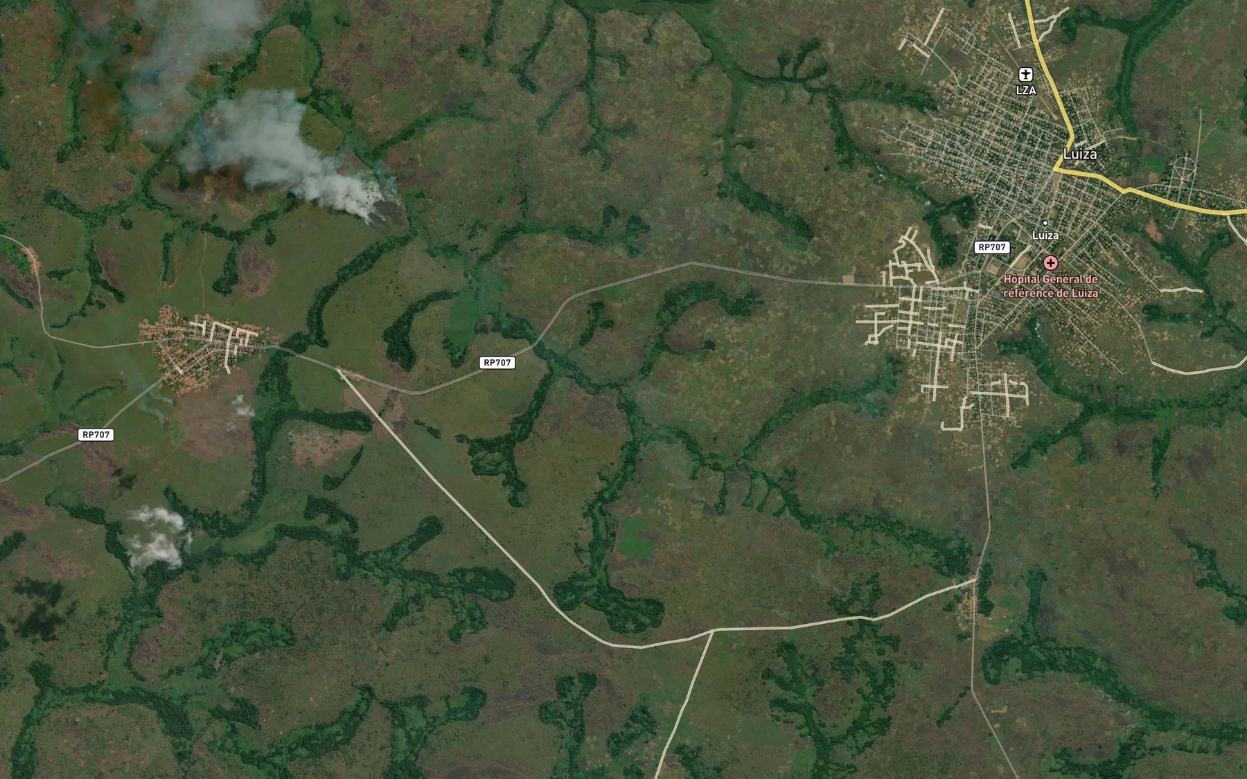 Satellite map of the Katonda