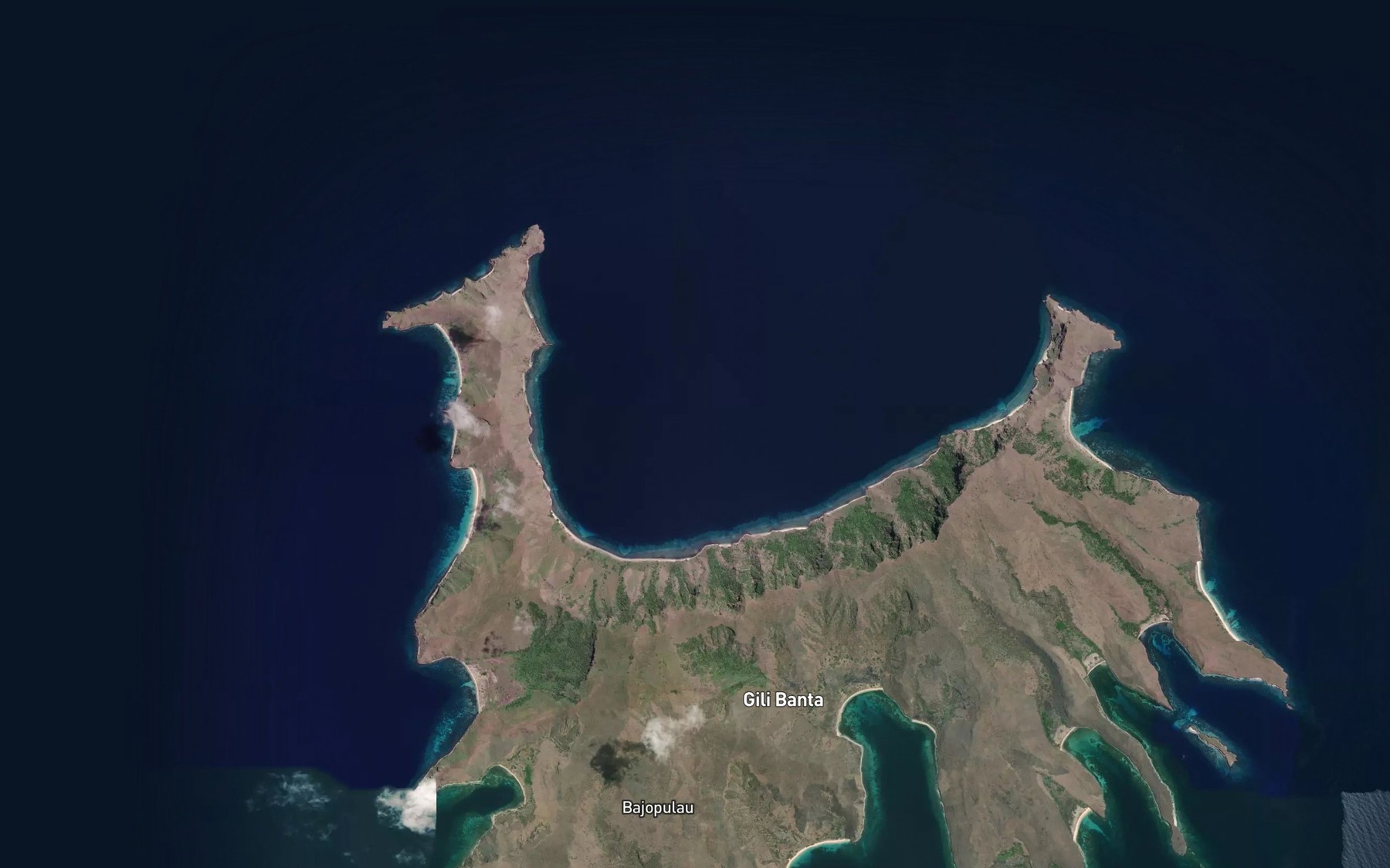 Satellite map of the Labu Oiungke