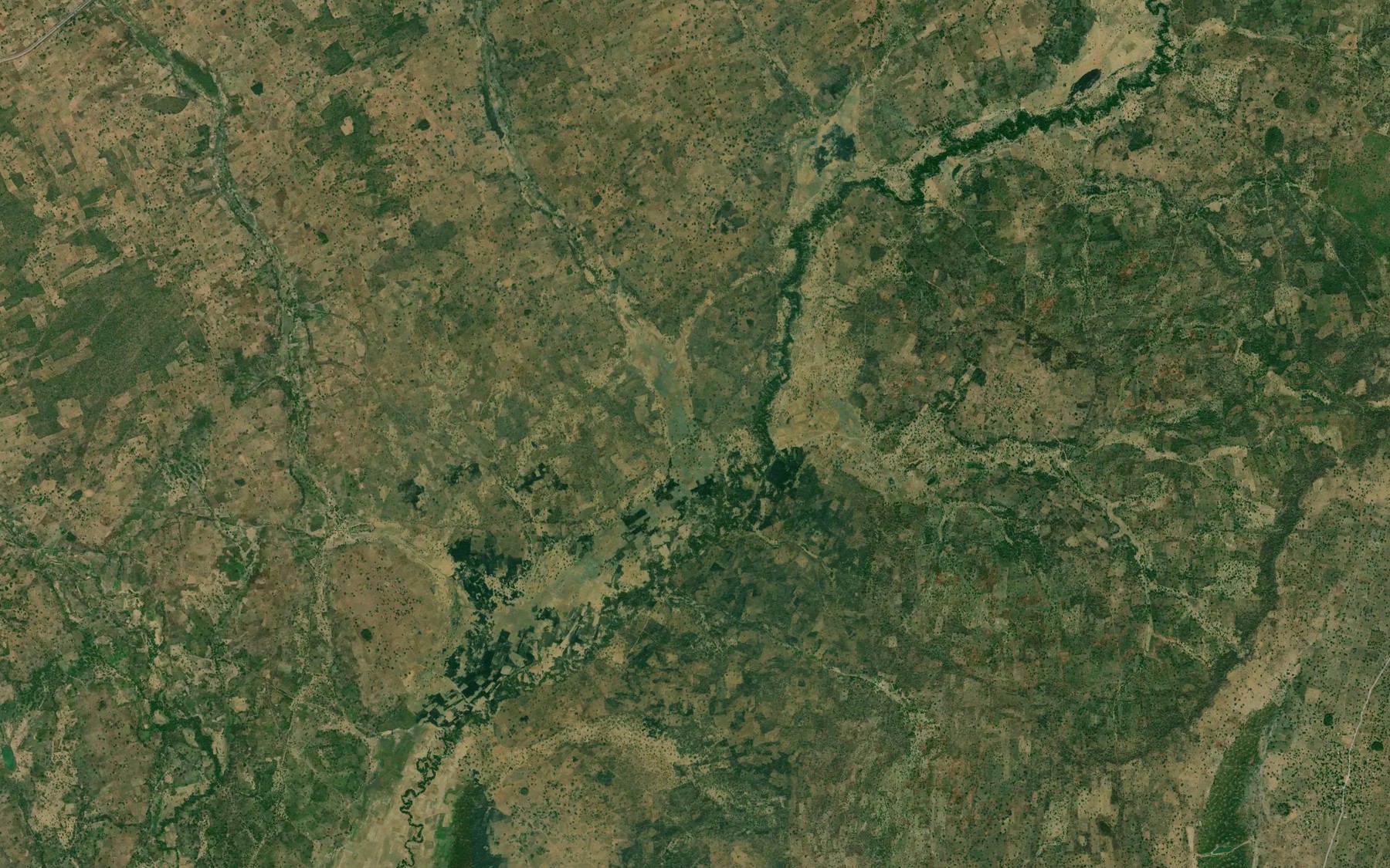 Satellite map of the River Pandum