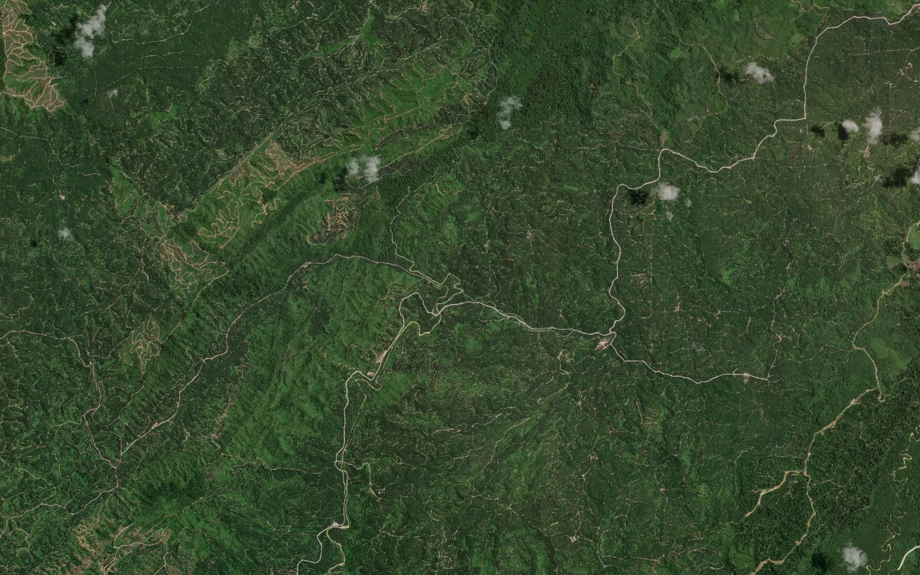 Satellite map of the Lubok Batu