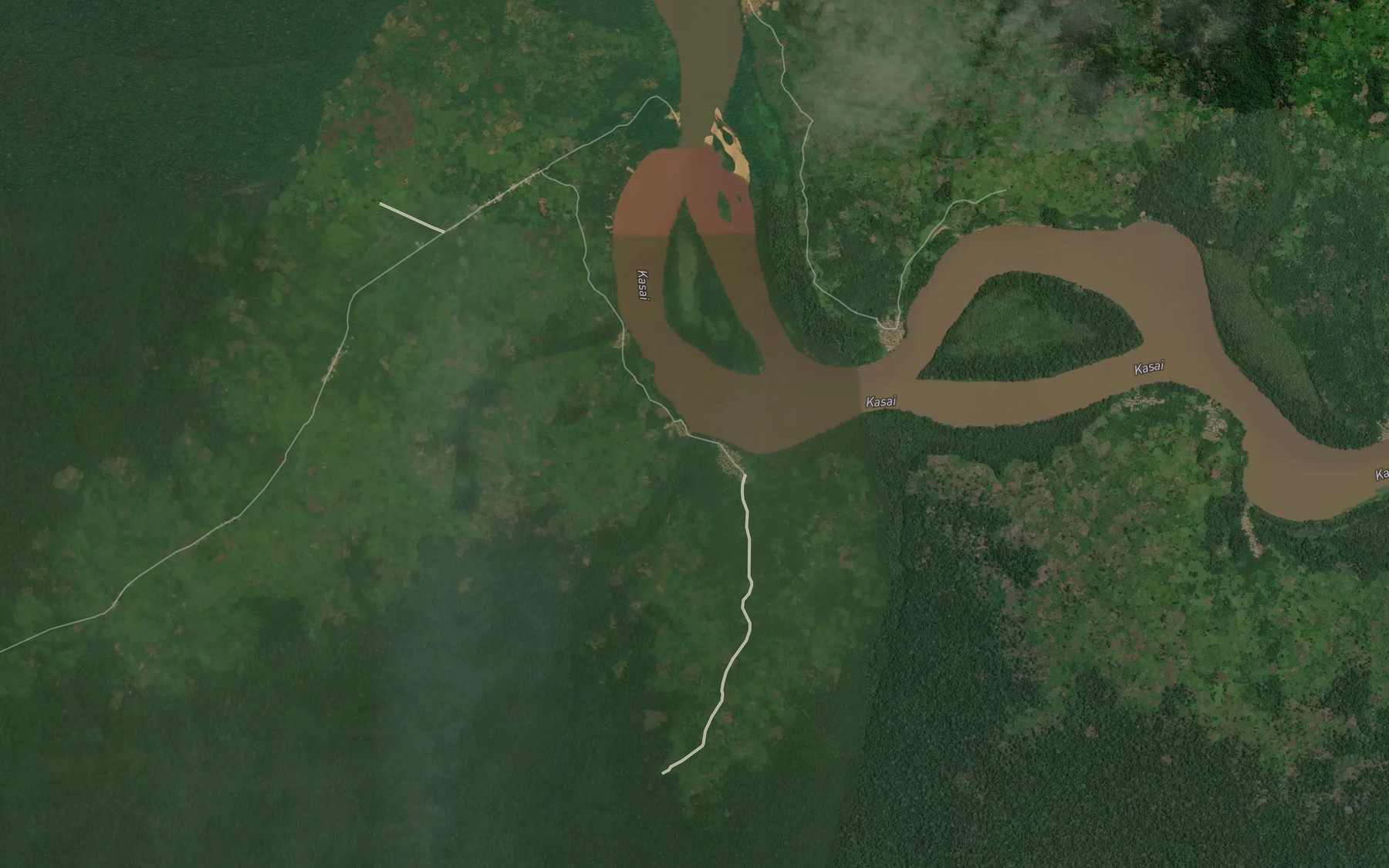 Satellite map of the Kanda-Kanda