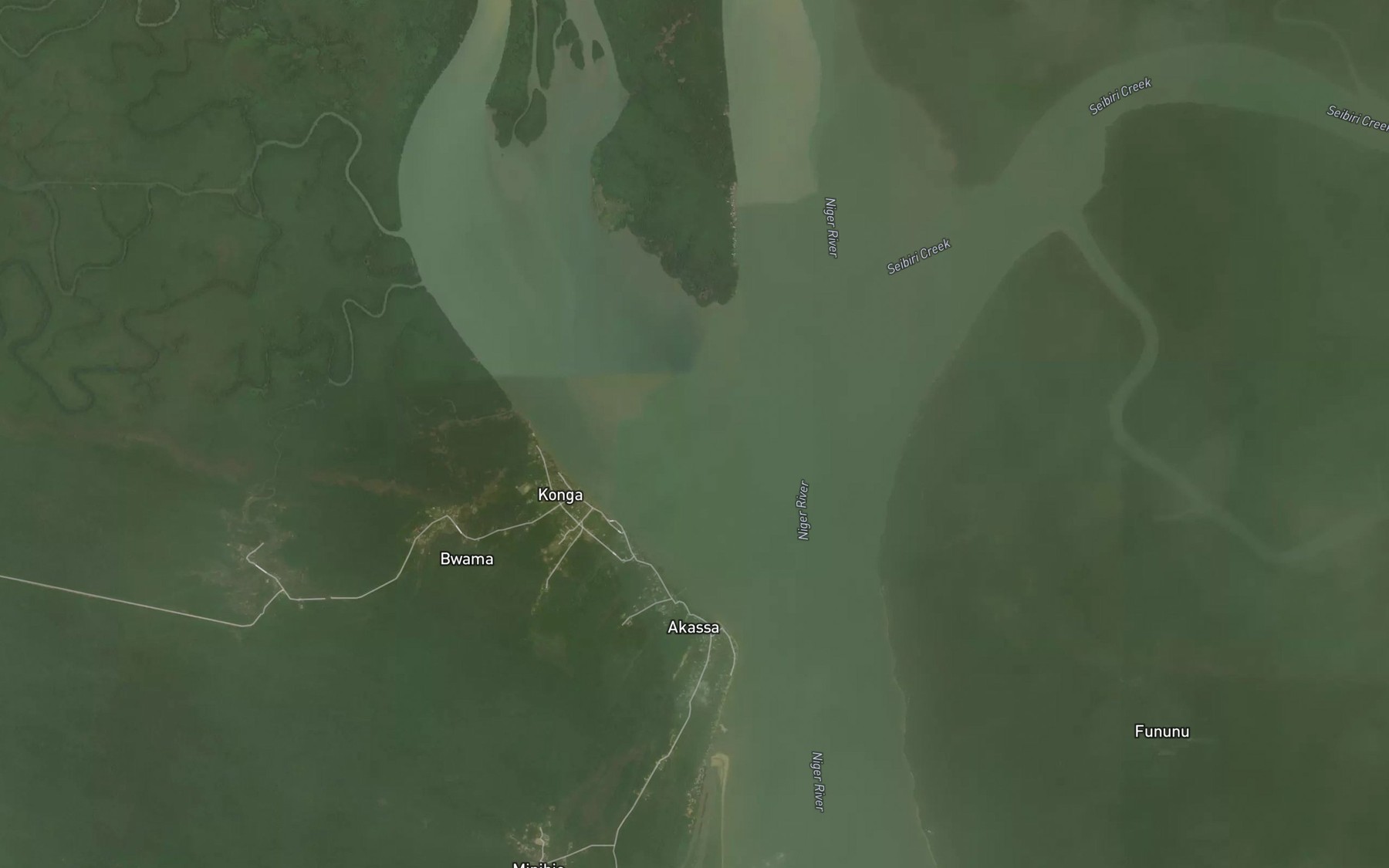Satellite map of the Hulk Spit