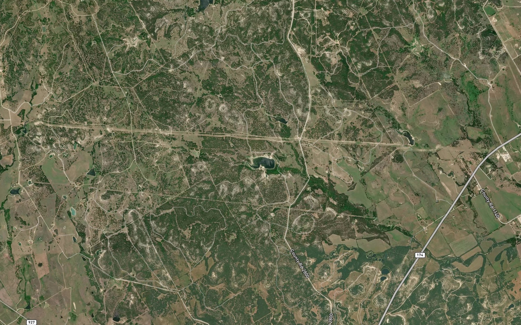Satellite map of the El Colina Lake Number 5