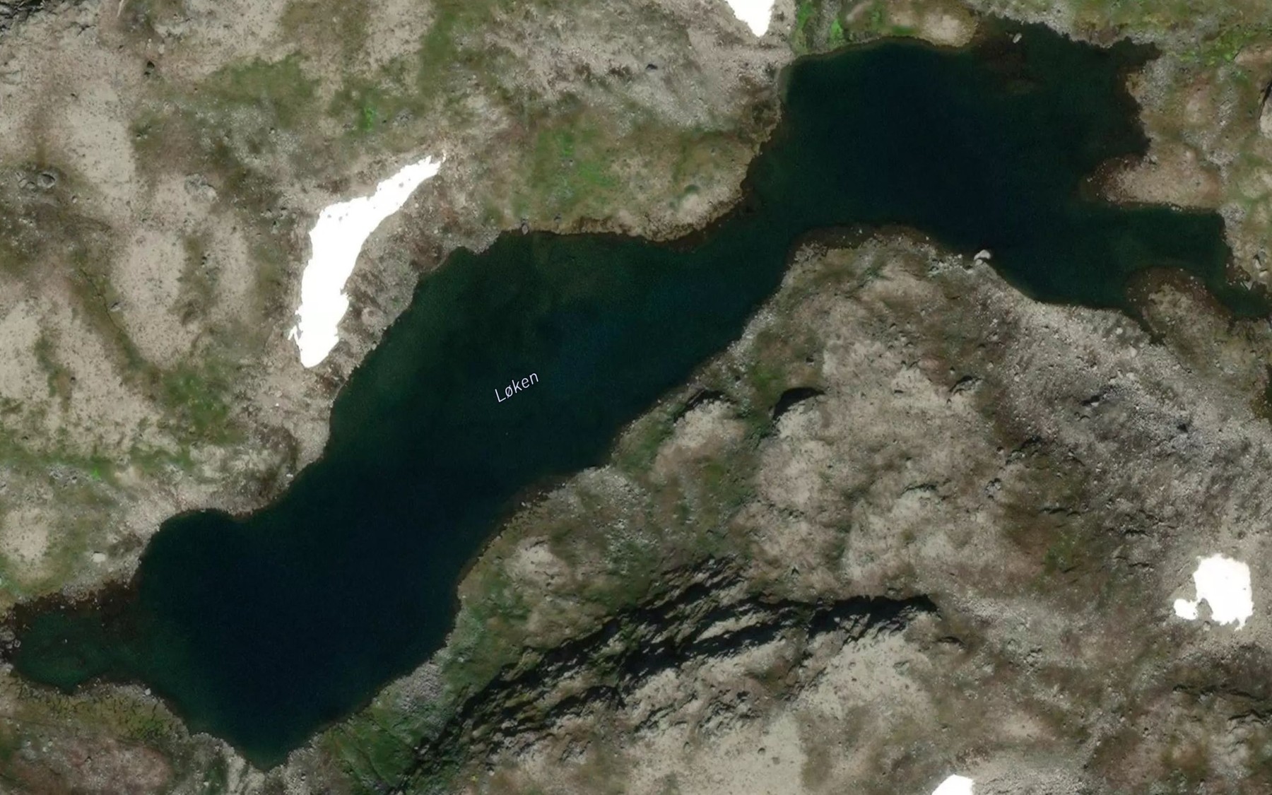 Satellite map of the Loken