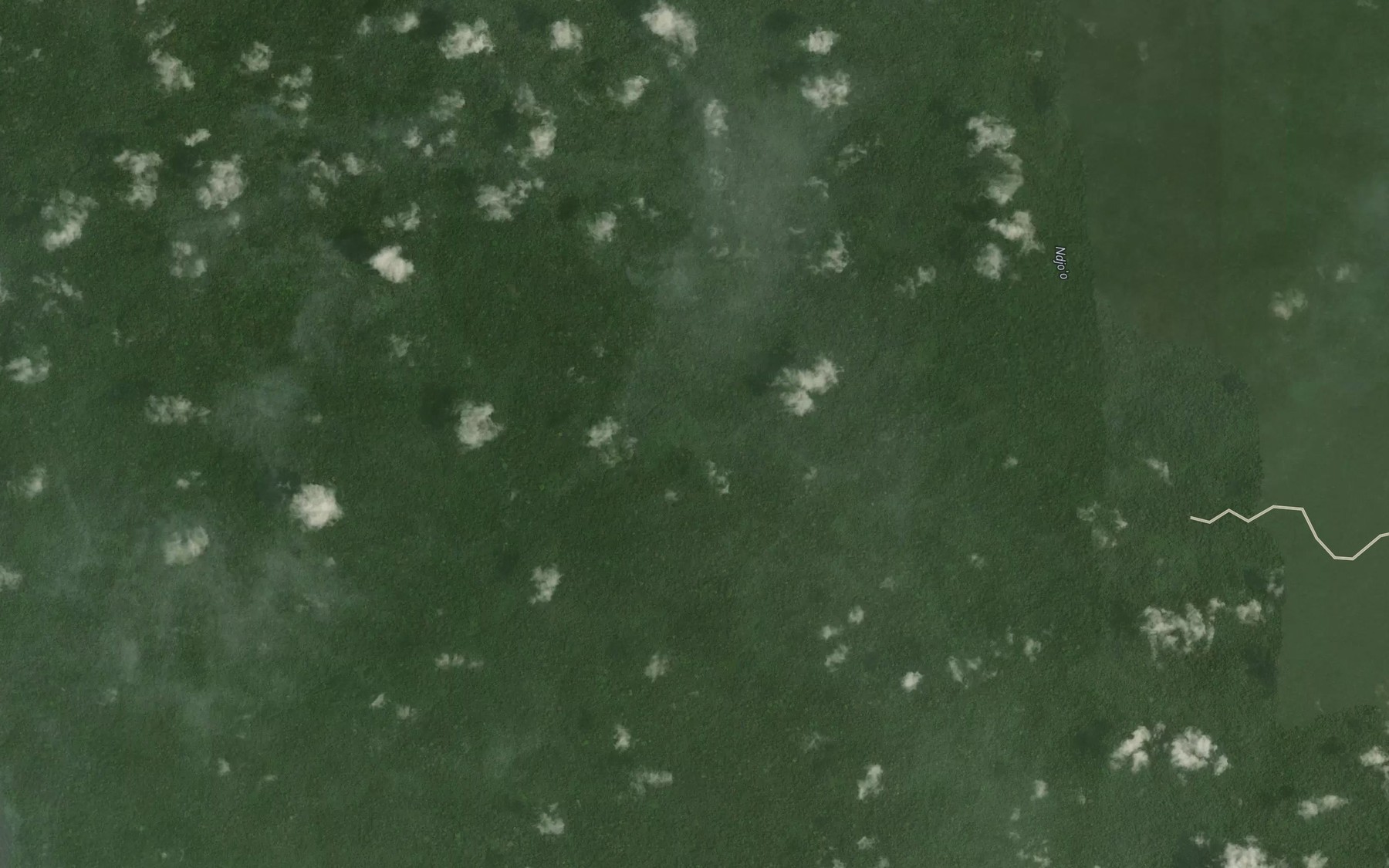 Satellite map of the Nka Isse