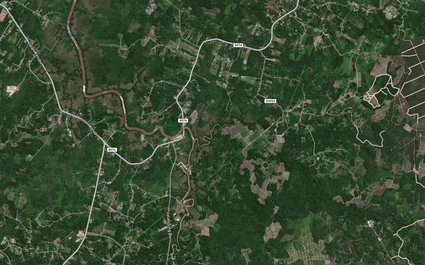 Satellite map of the Sungai Meliyu