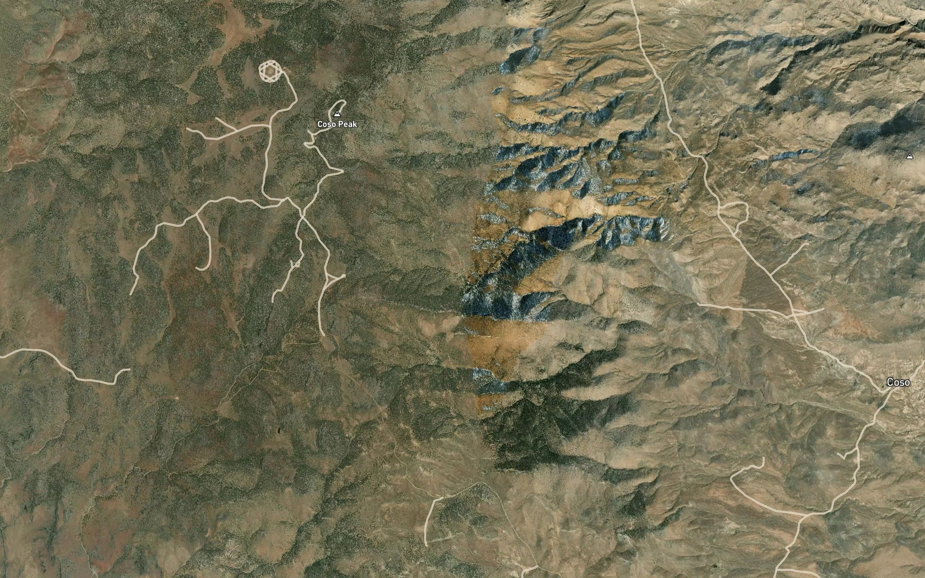 Satellite map of the Chappo Spring