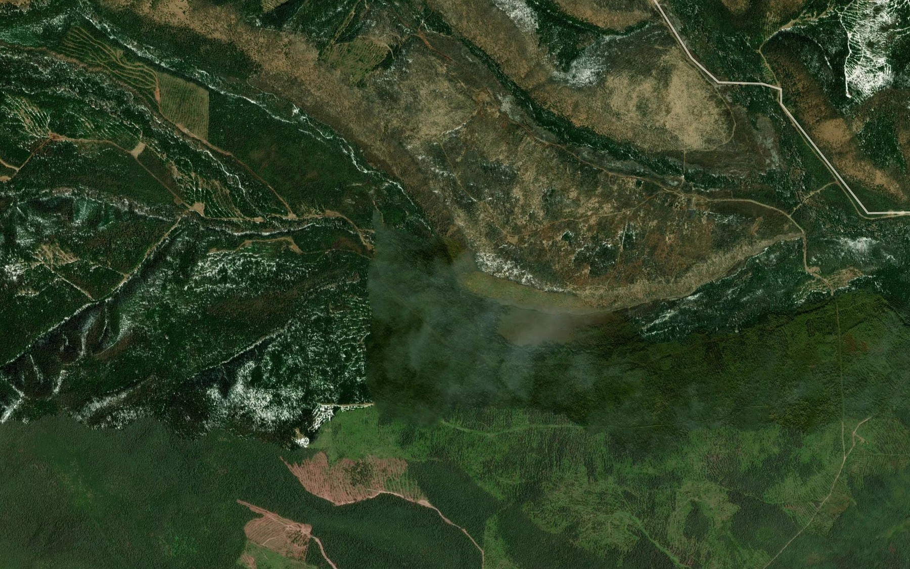 Satellite map of the Verkhniy Dzhagin
