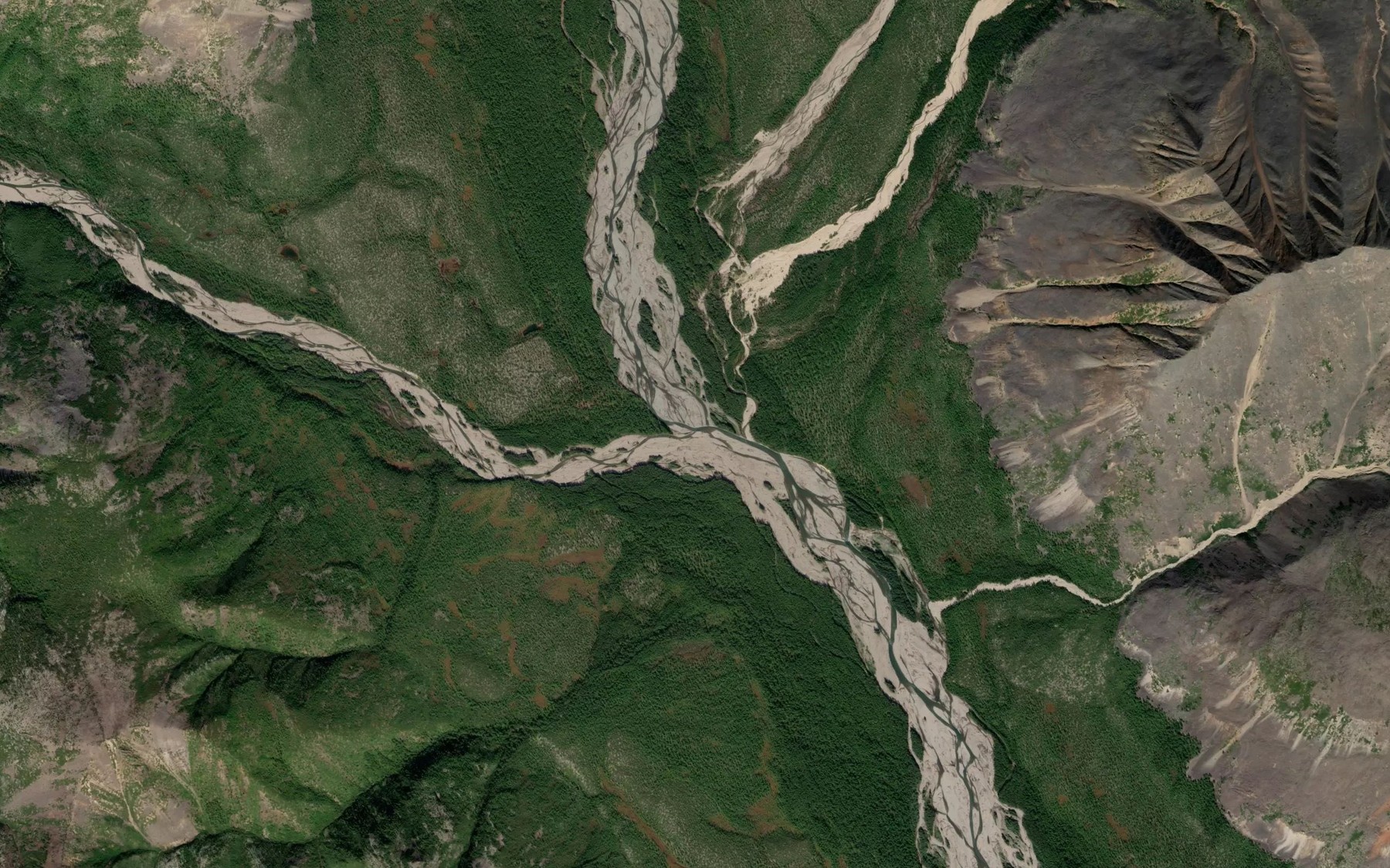 Satellite map of the Pravyy Dognikan