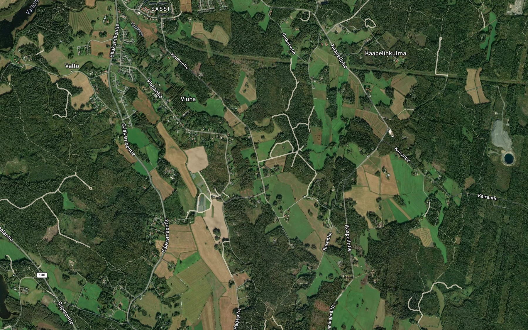 Satellite map of the Hattianoja