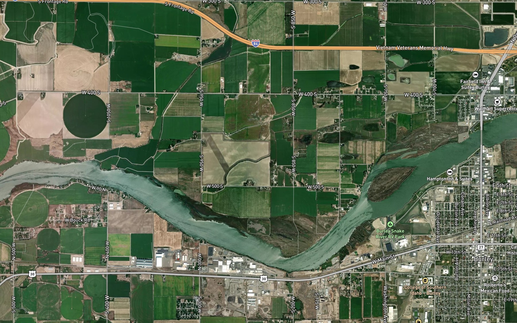Satellite map of the D-Seventeen Drain