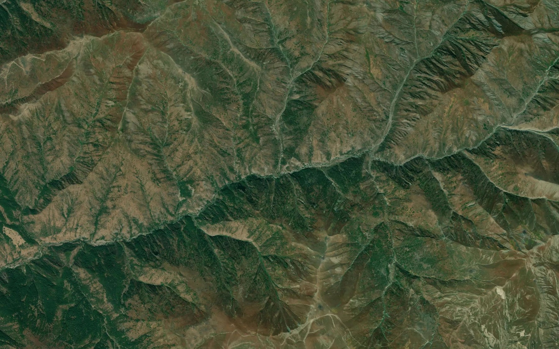 Satellite map of the Taldy-Suu
