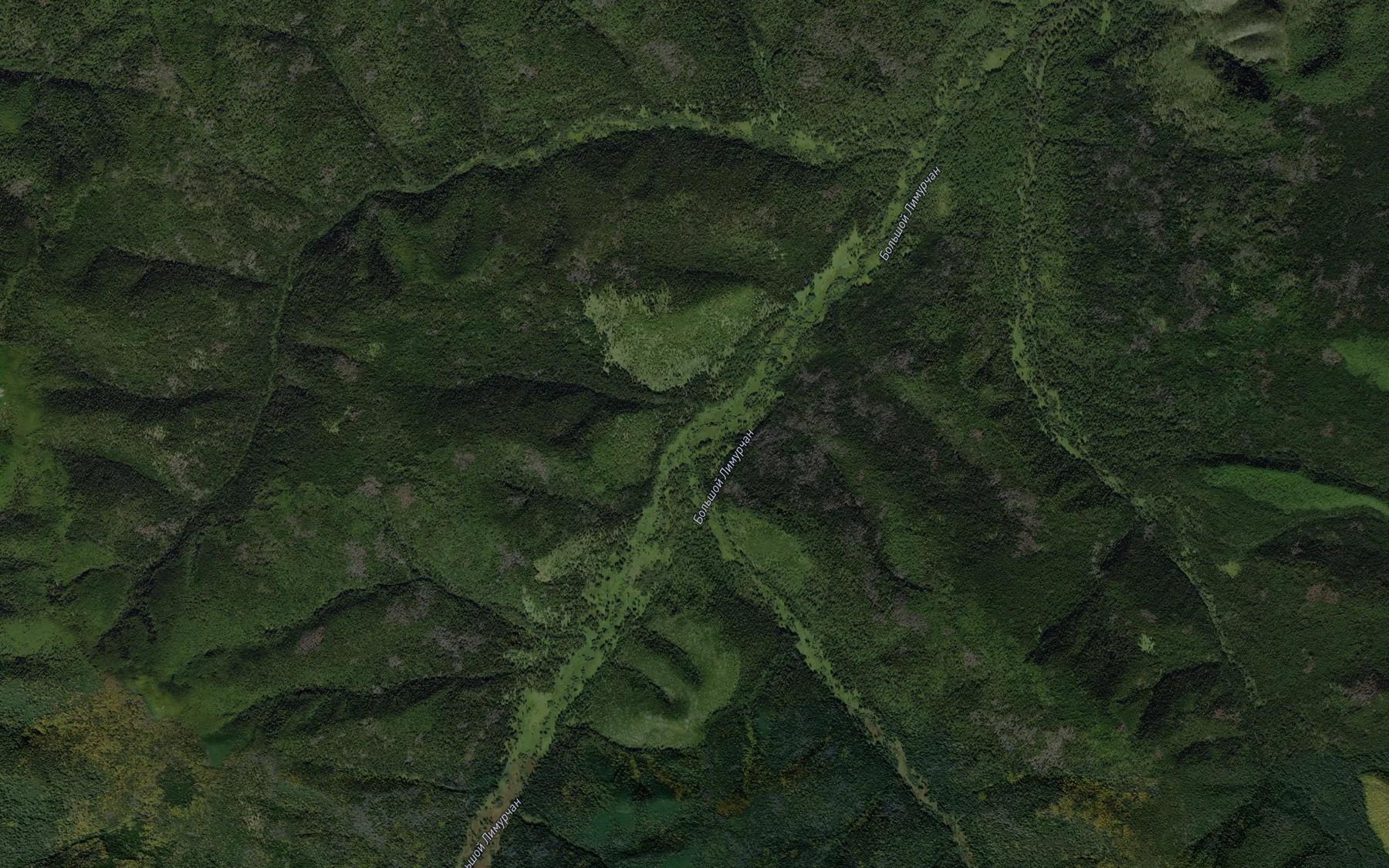 Satellite map of the Pryamoy