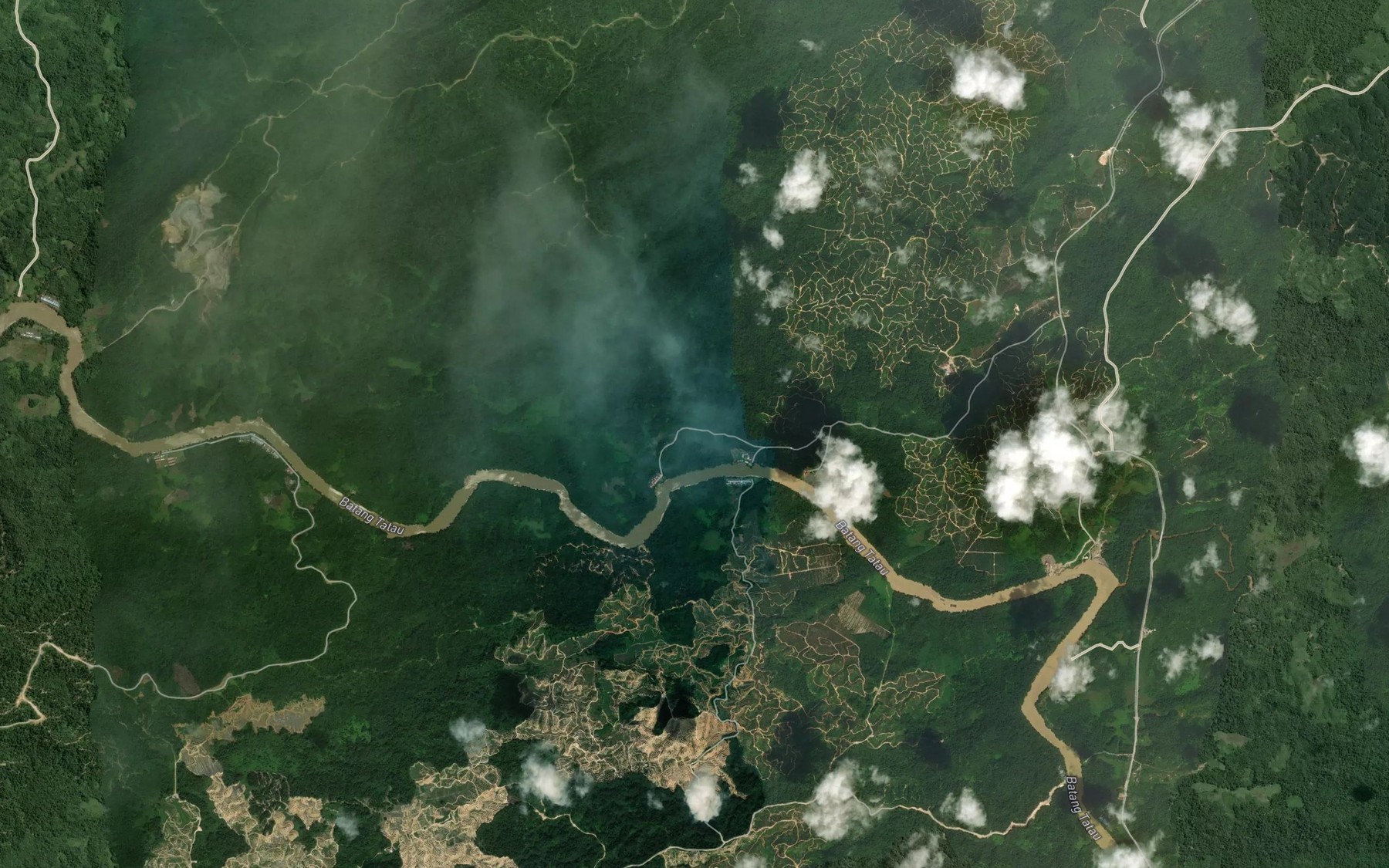 Satellite map of the Sungai Tanyiek