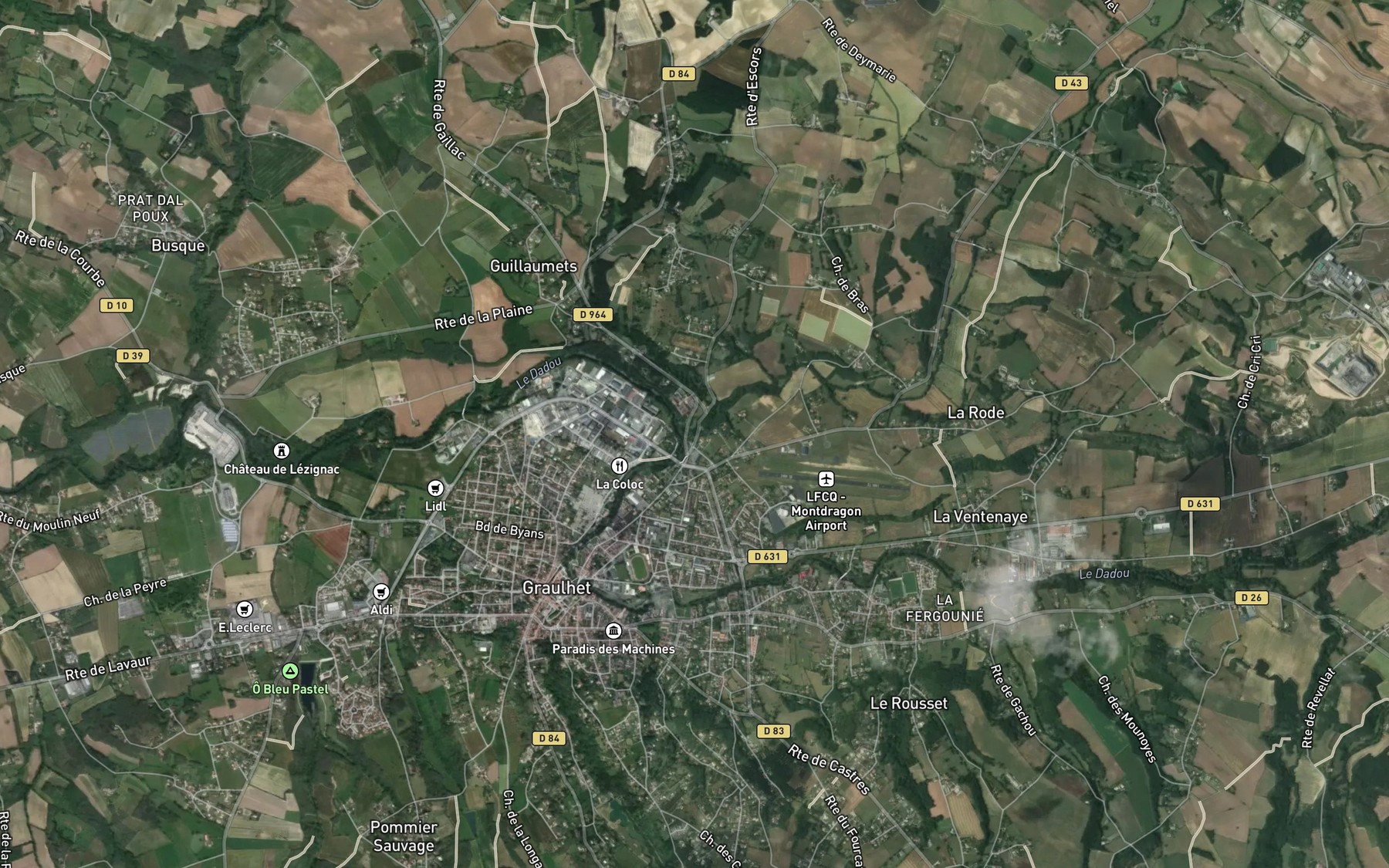 Satellite map of the Agros