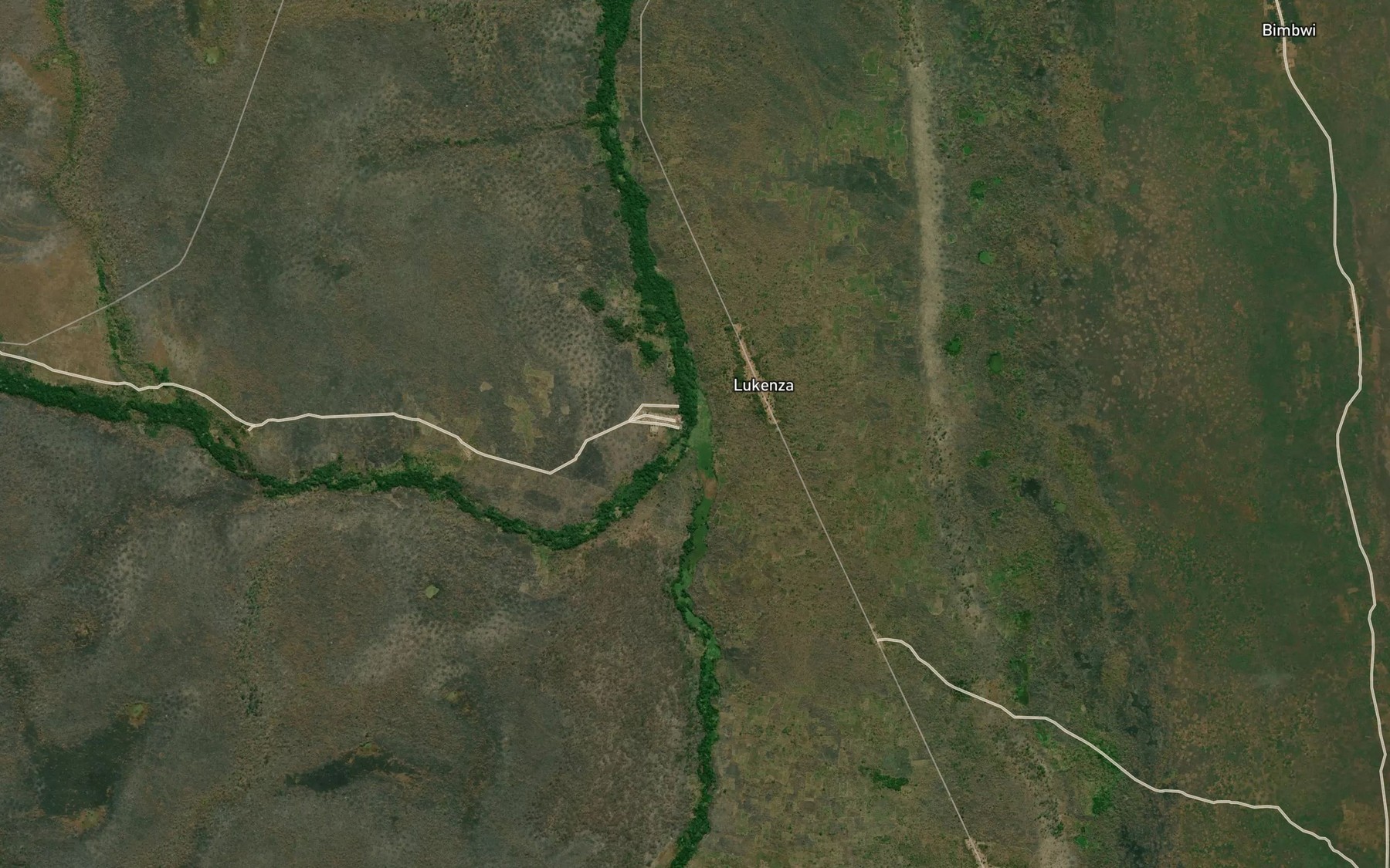 Satellite map of the Luelei