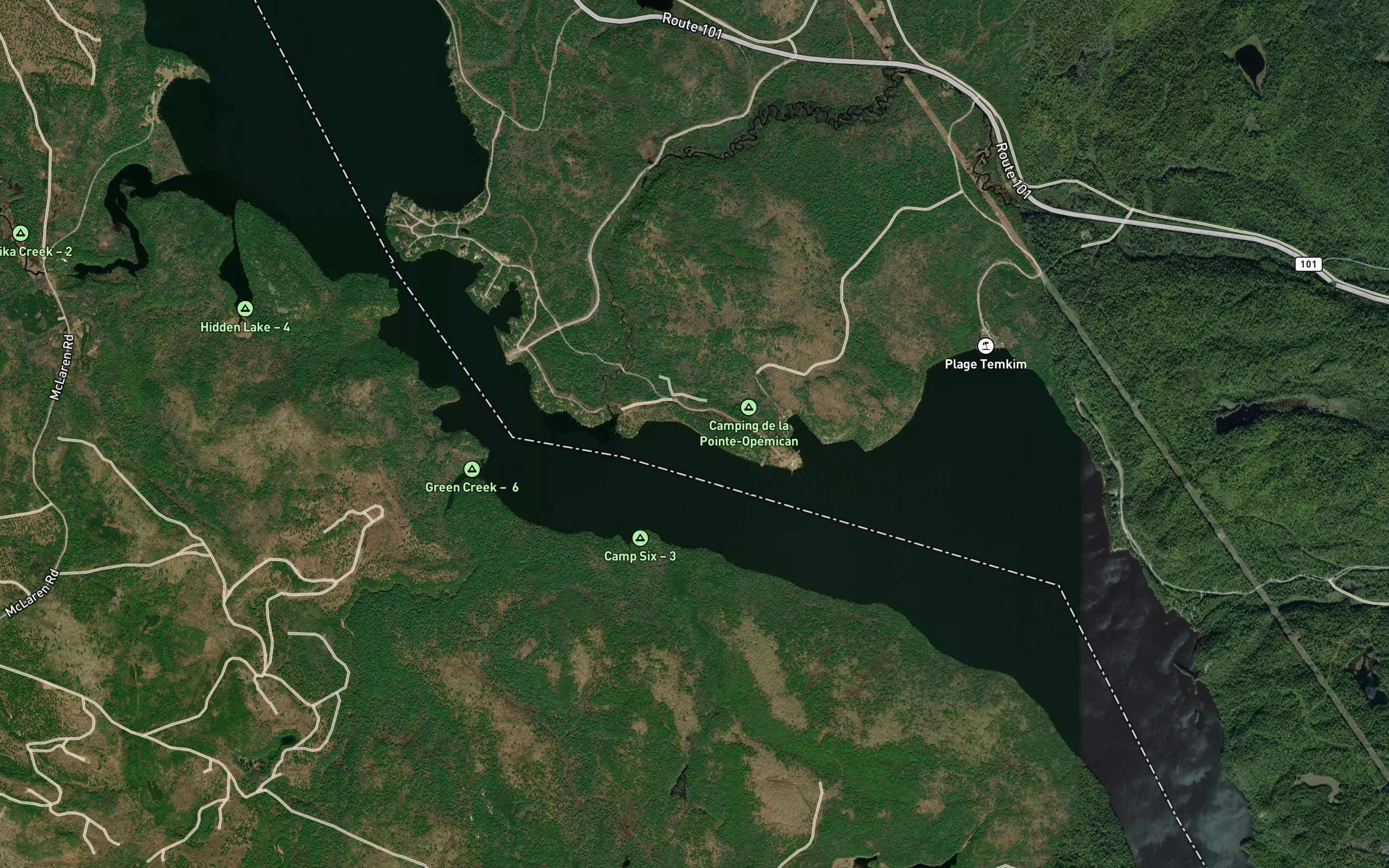 Opimika Narrows