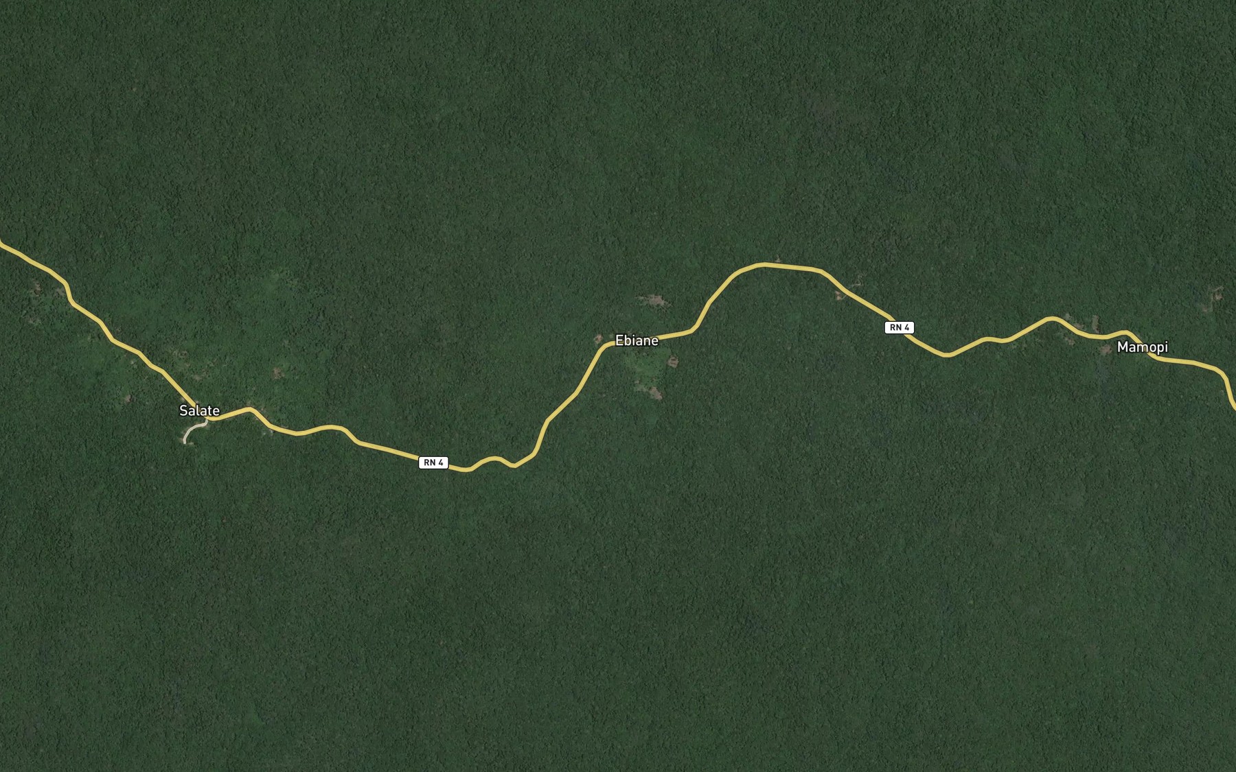 Satellite map of the Mansembo