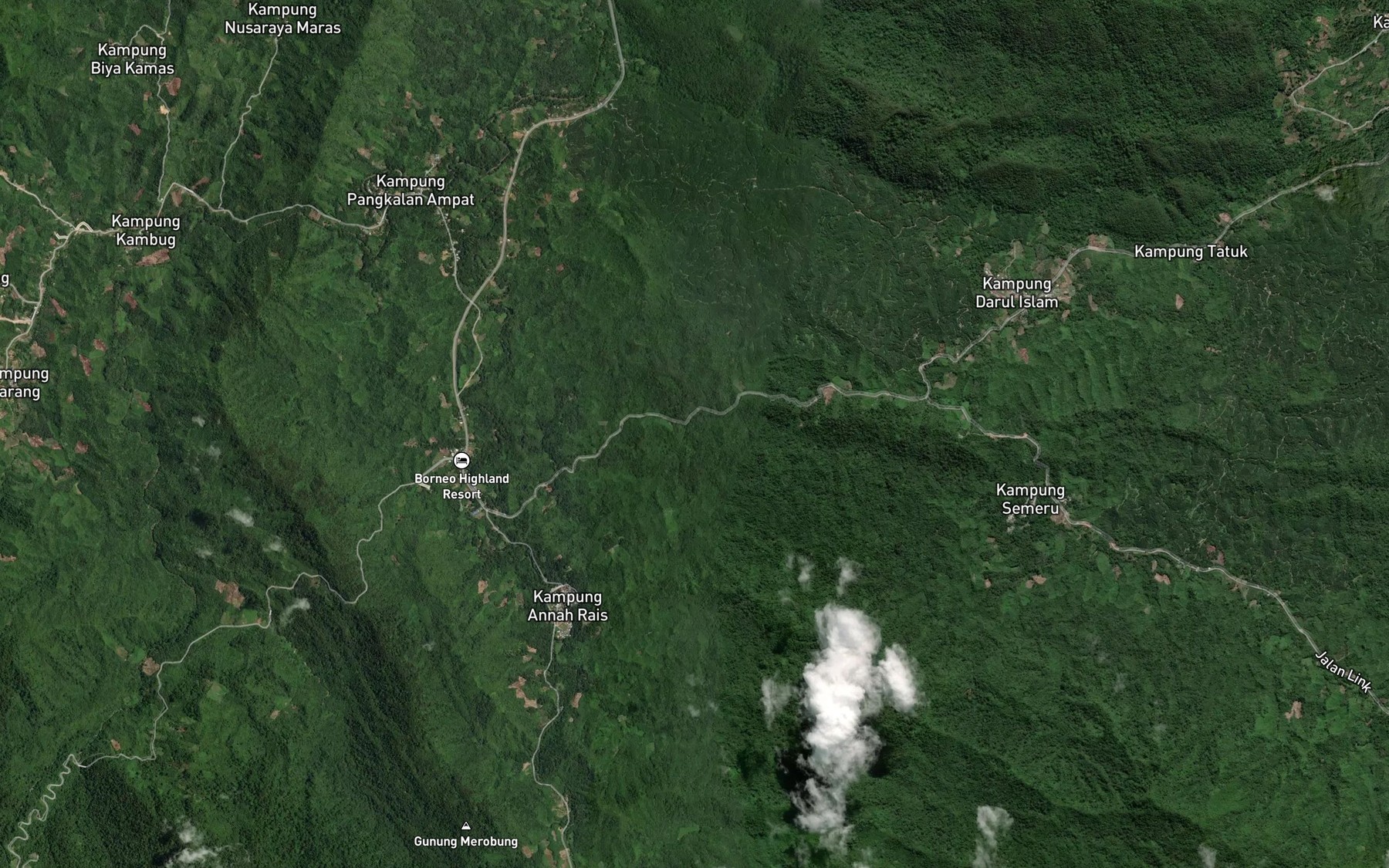 Satellite map of the Sungai Annah