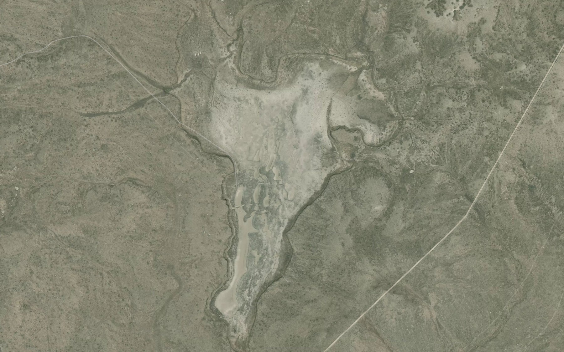 Satellite map of the Lookout Lake