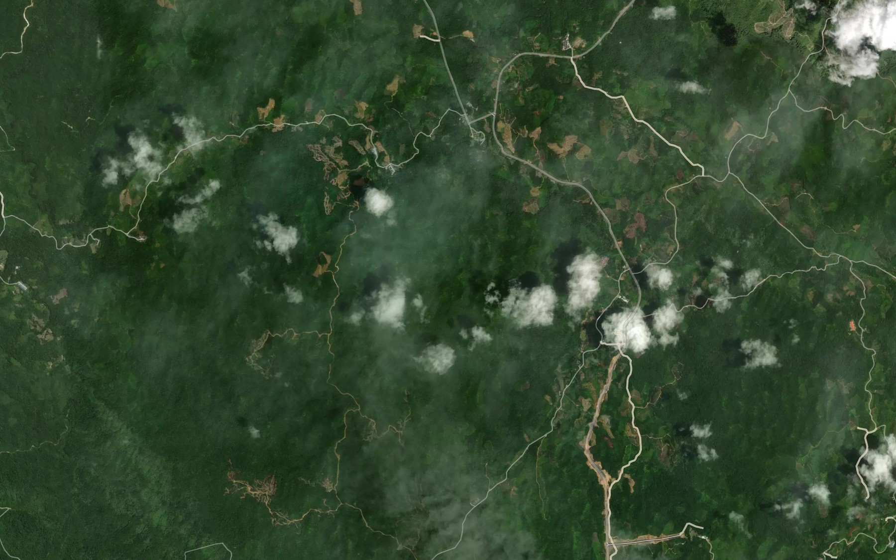 Satellite map of the Sungai Wuak