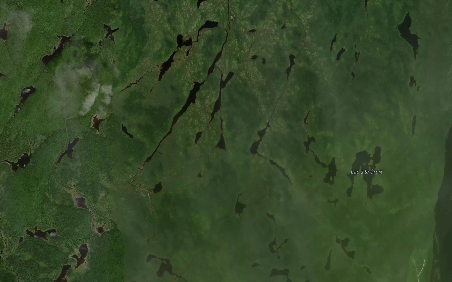 Satellite map of the Lac de la Balise