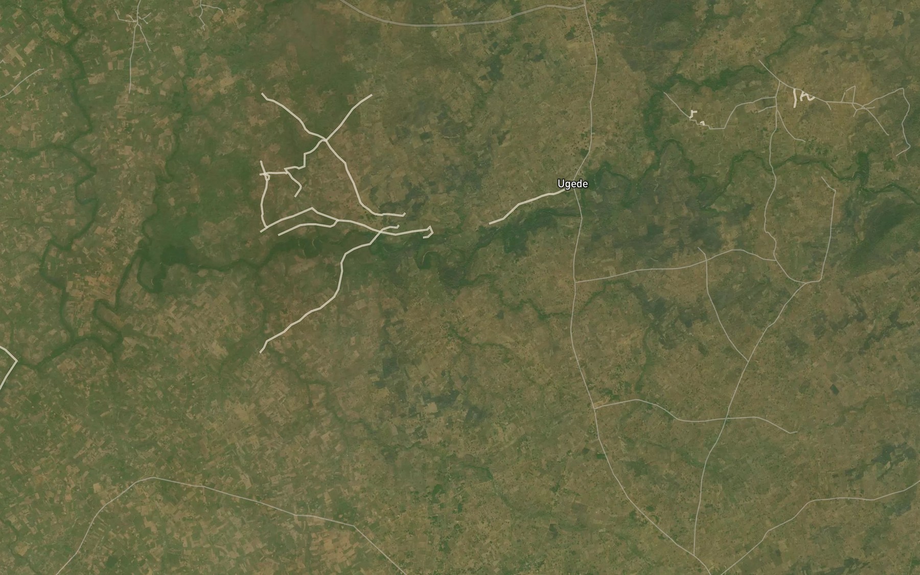 Satellite map of the Ukor Stream