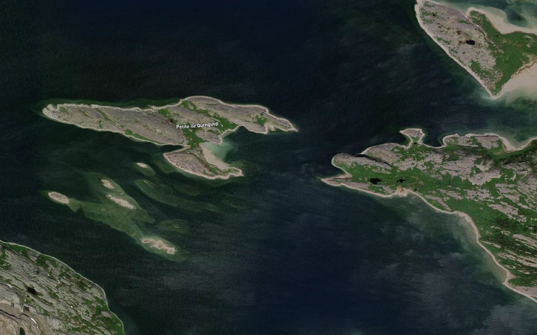 Satellite map of the Passe Qurngu
