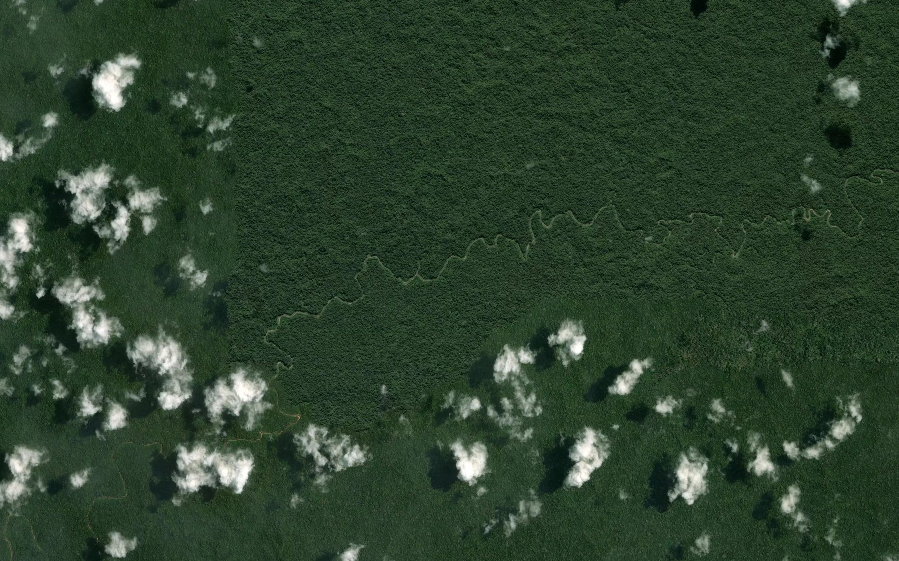 Satellite map of the Quebrada Aguanayo