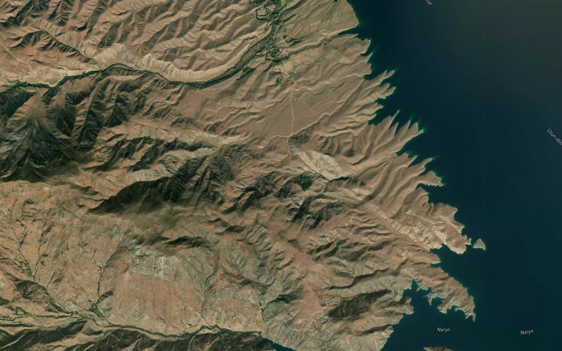 Satellite map of the Rodnik Kayragachbulak