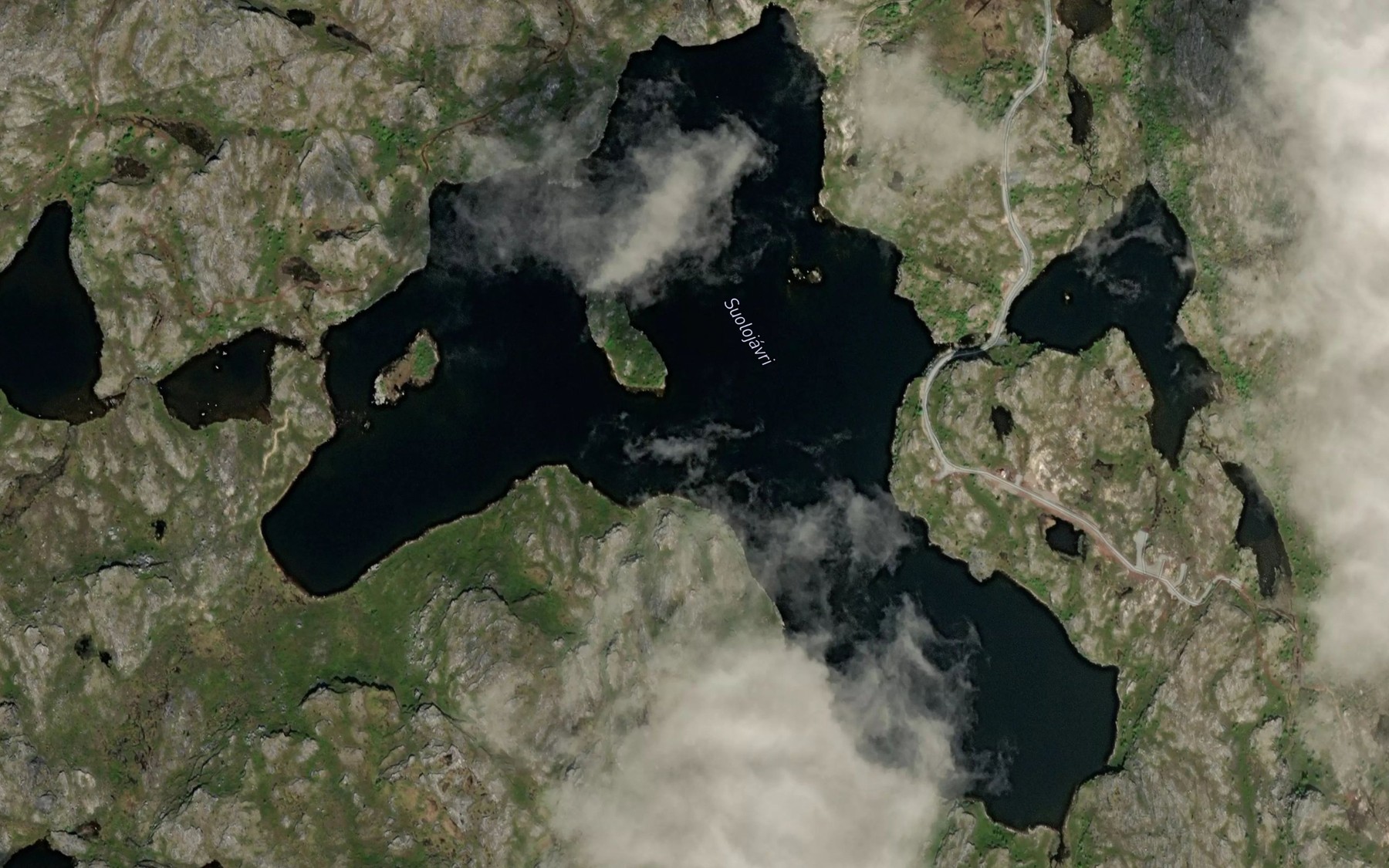 Satellite map of the Suolujavri