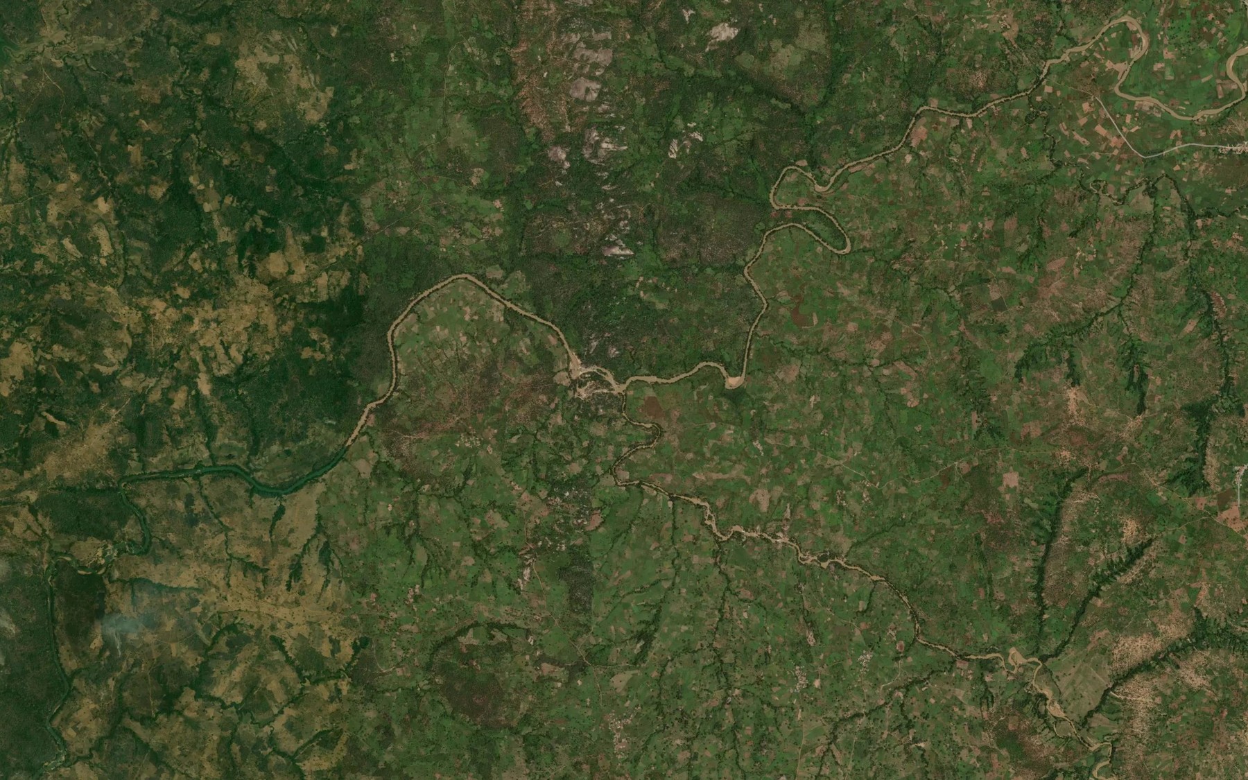 Satellite map of the River Babban Kogi