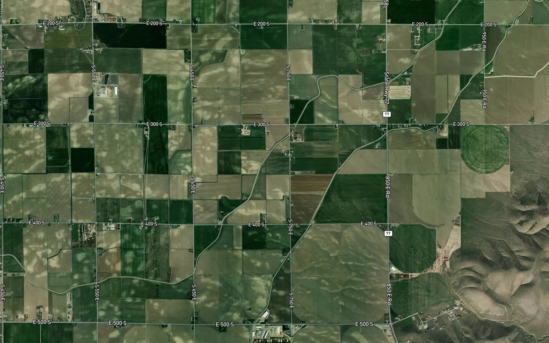 Satellite map of the J 12 B Lateral
