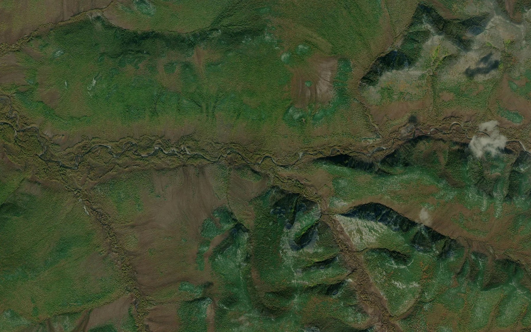 Satellite map of the Levyy