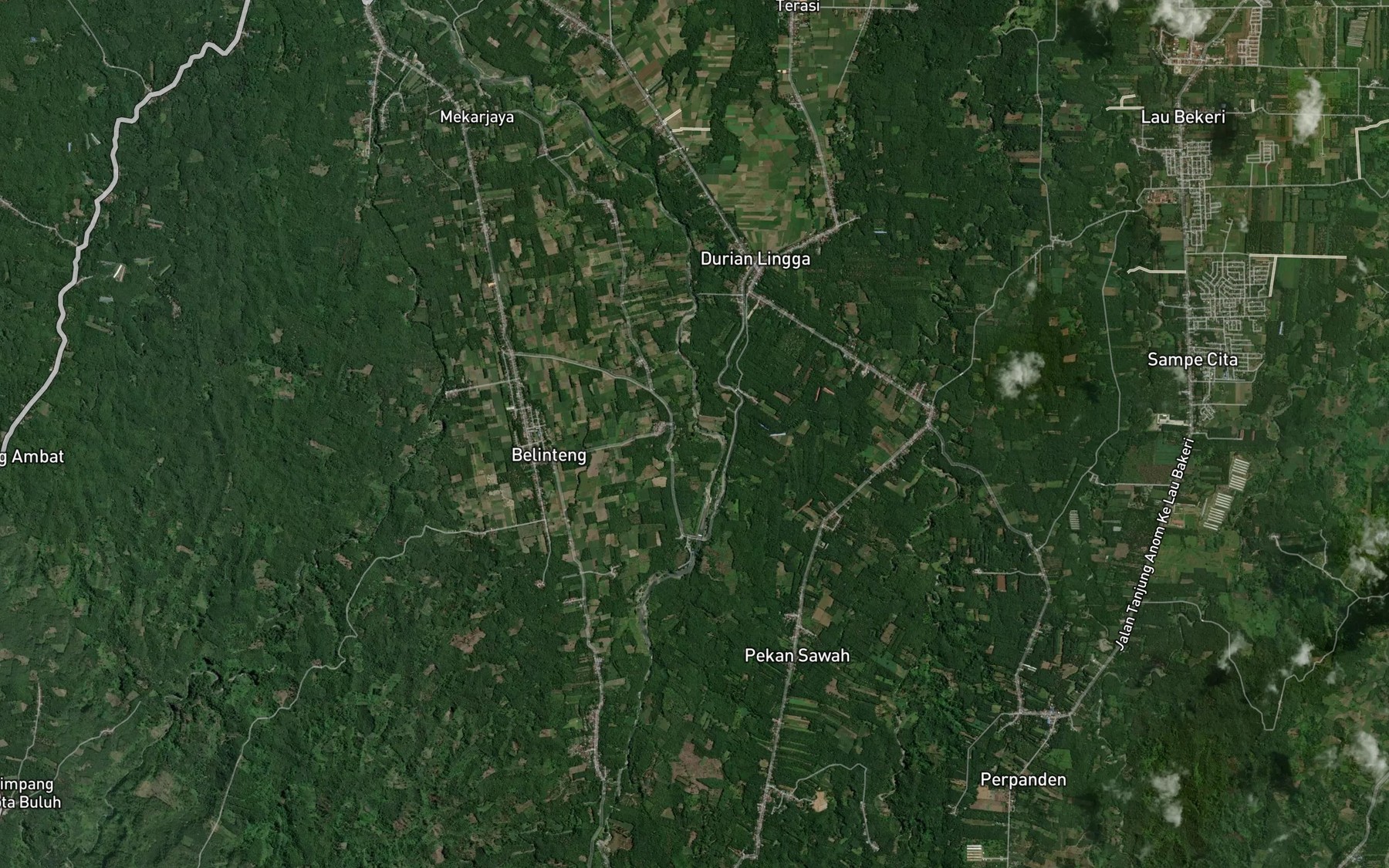 Satellite map of the Lao Belintang