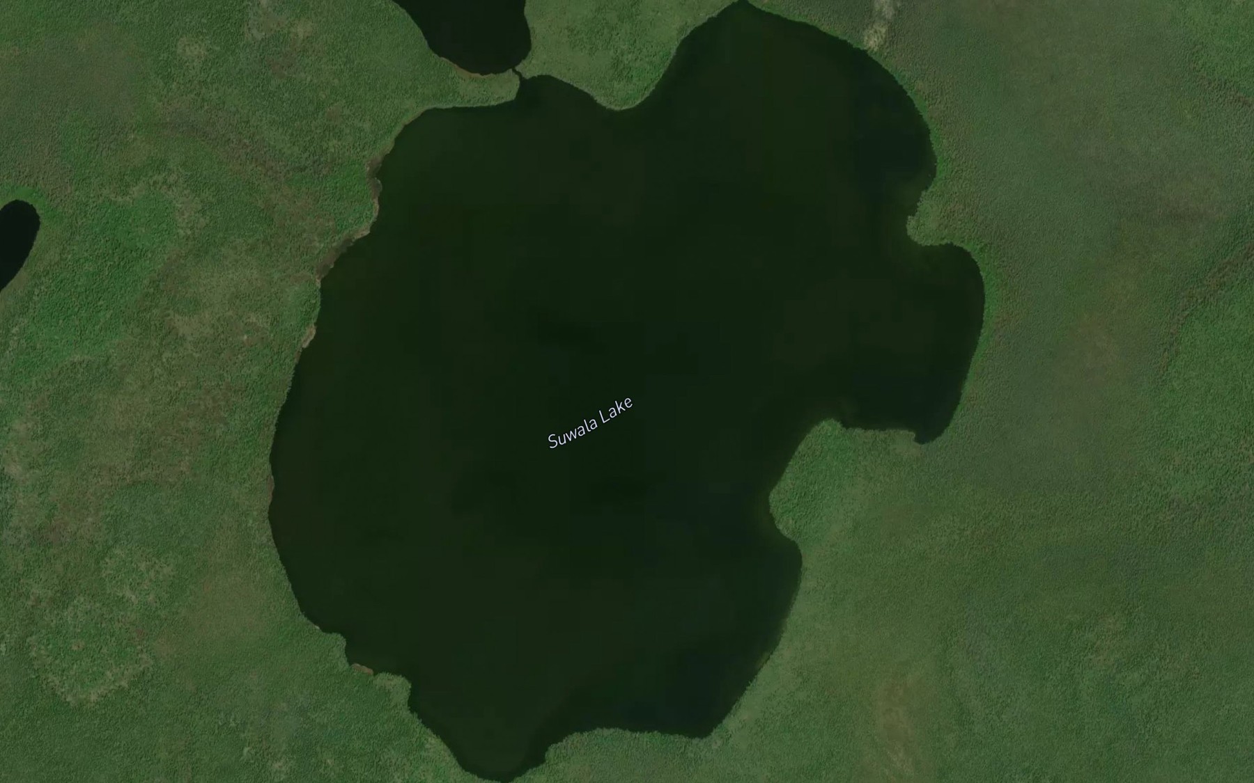 Satellite map of the Suwala Lake