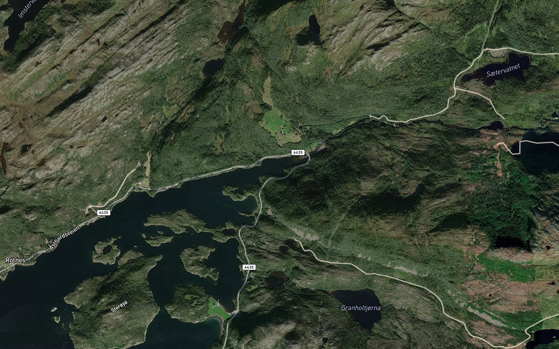 Satellite map of the Tobbvika