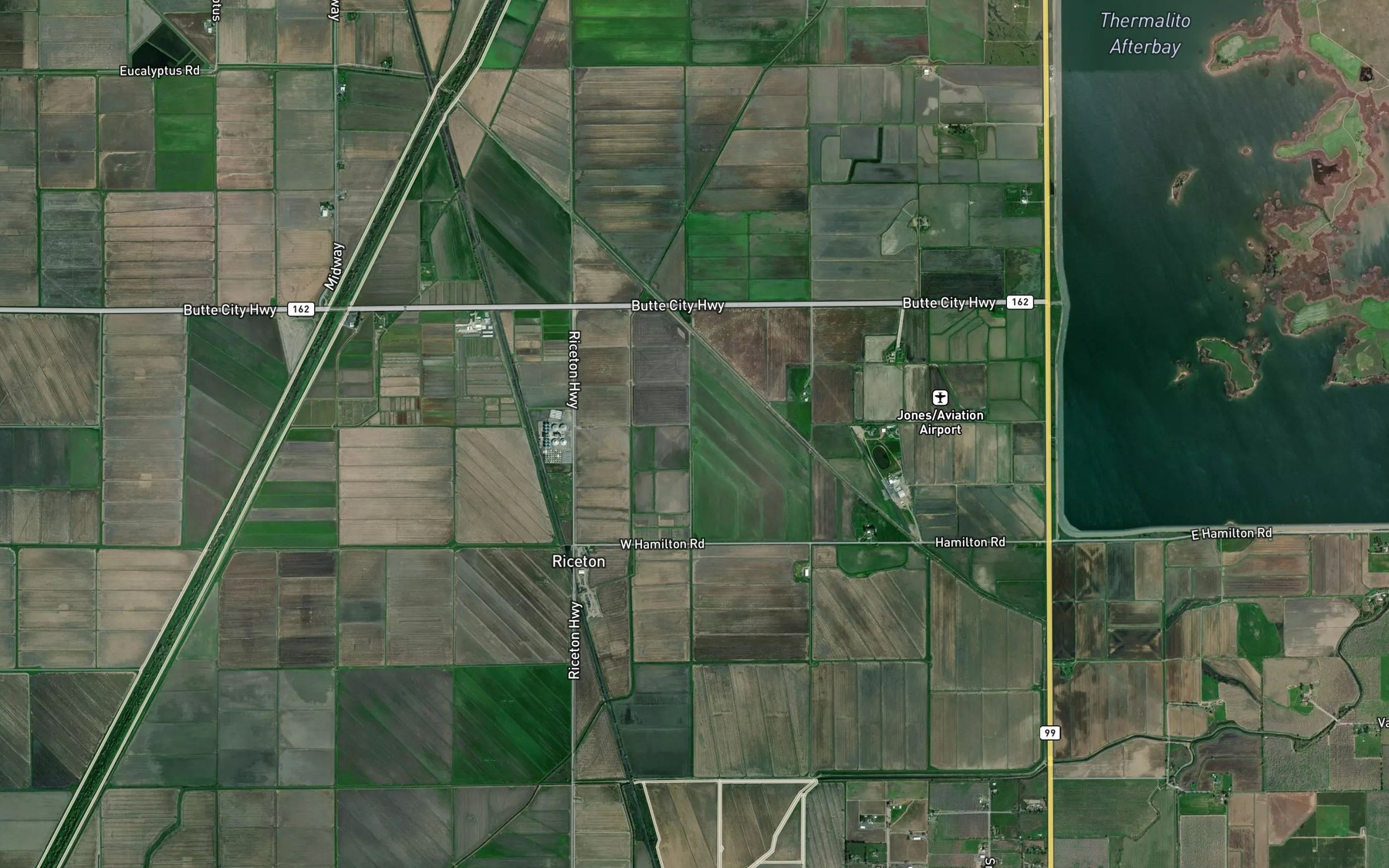 Satellite map of the Stine Lateral