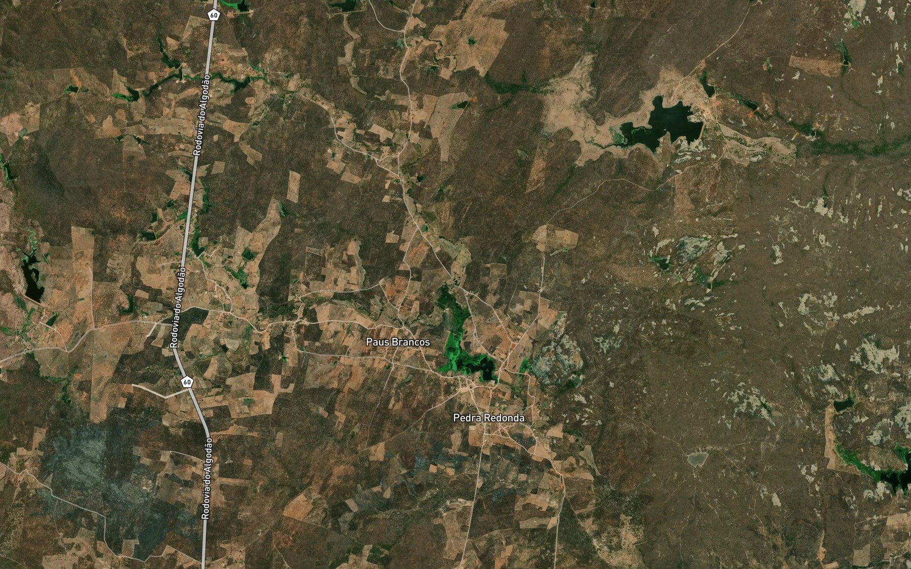 Satellite map of the Riacho da Viracao