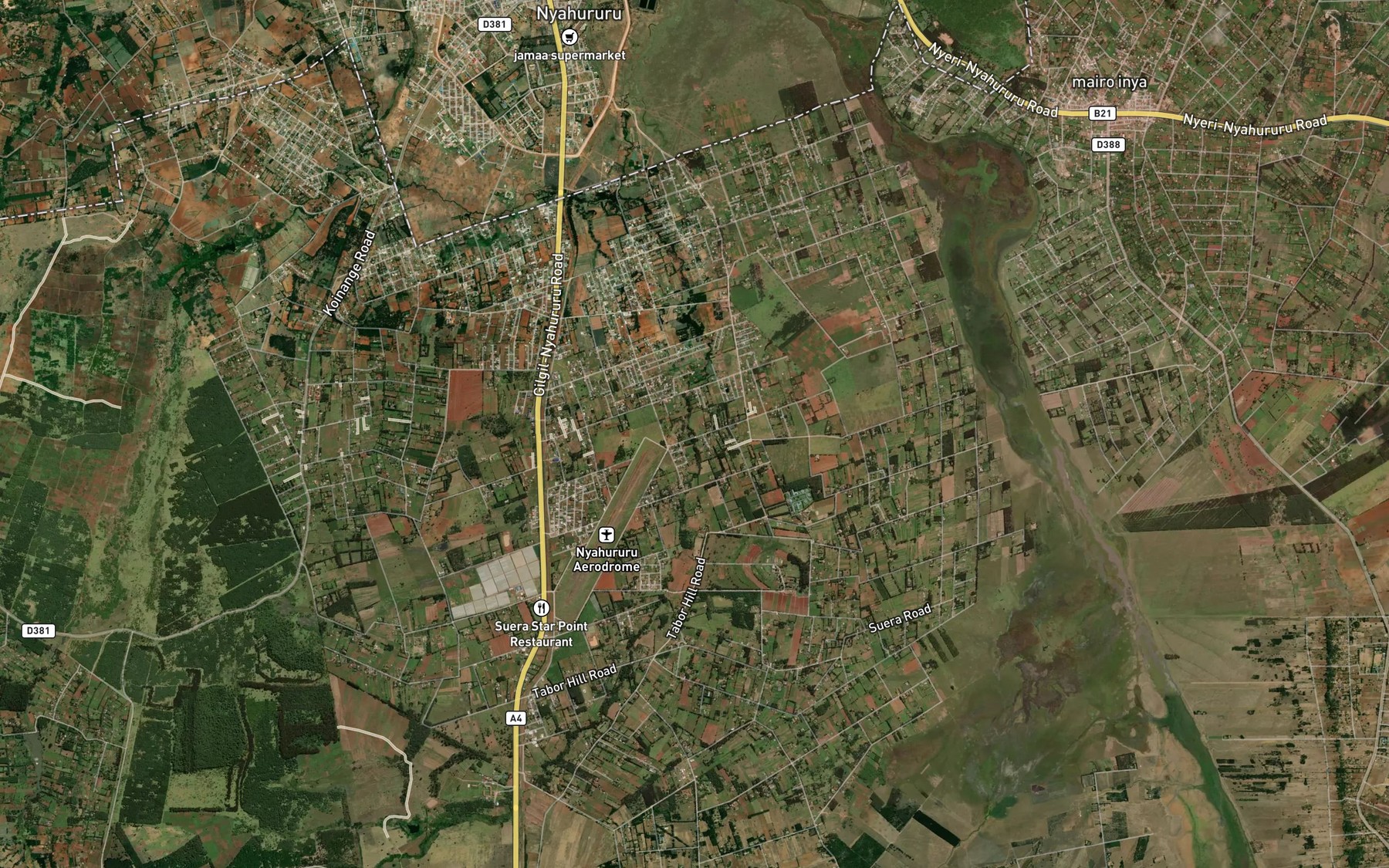 Satellite map of the Oraimutia