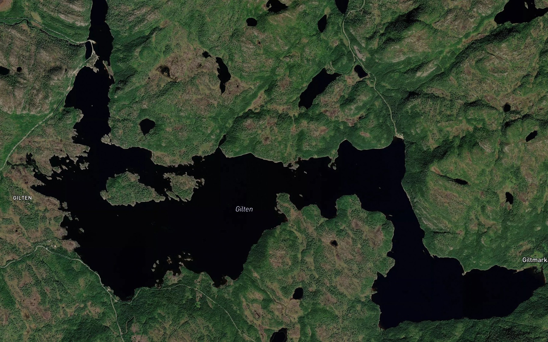 Satellite map of the Gilten